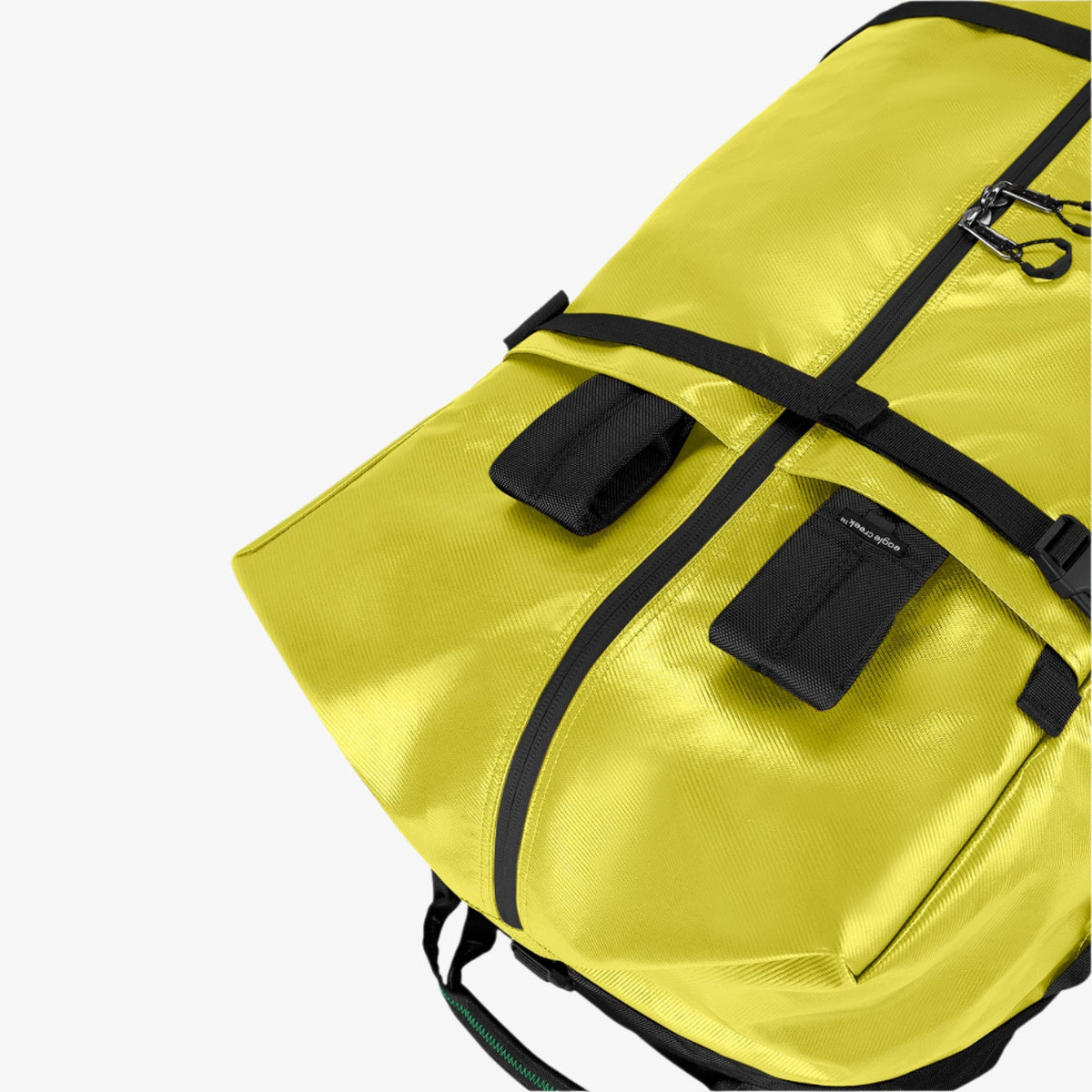 Eagle Creek Migrate 130L Rolling Duffel Bag in Electric Yellow — angle view 3 # color_Electric Yellow