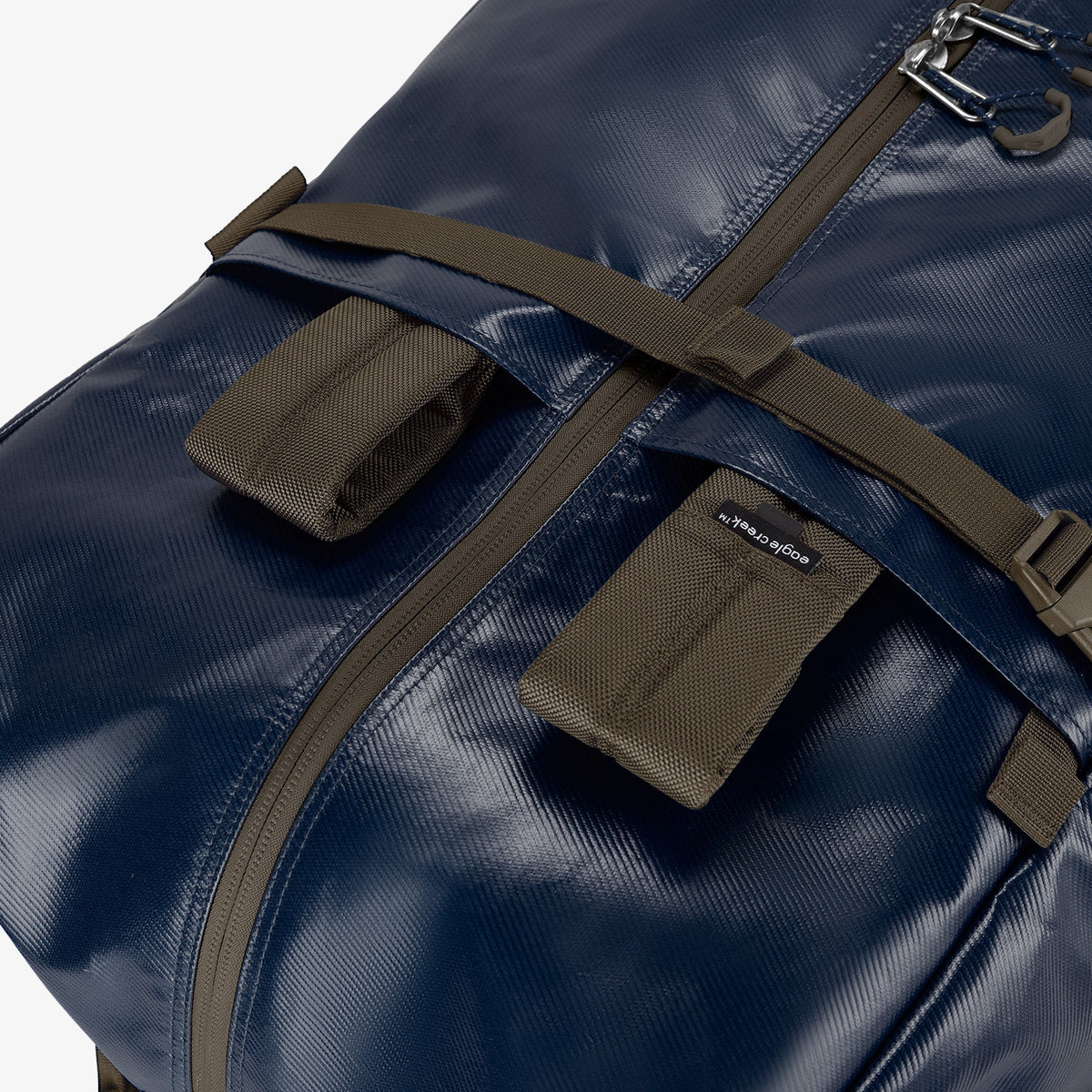 Eagle Creek Migrate 130L Rolling Duffel Bag in Rush Blue — angle view 3 # color_Rush Blue