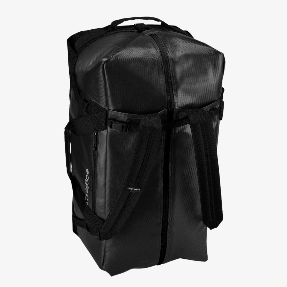 Eagle Creek Migrate Duffel Bag 90L in Midnight Black — angle view 2