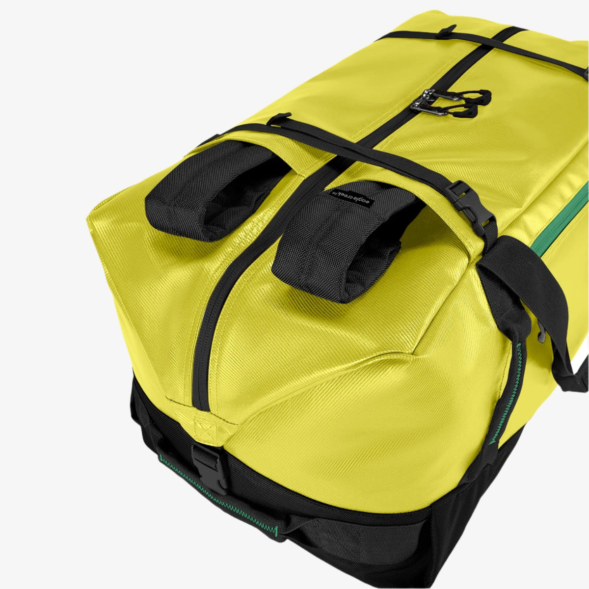 Eagle Creek Migrate Duffel Bag 90L in Electric Yellow — detail view
