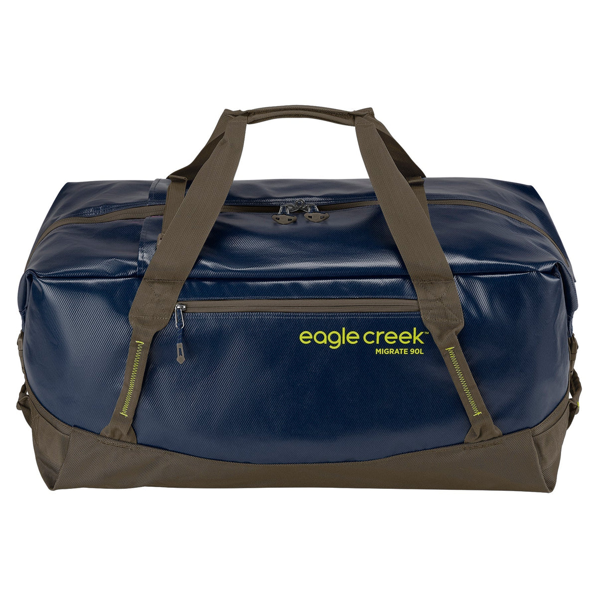 Eagle Creek Migrate Duffel Bag 90L in Rush Blue — angle view