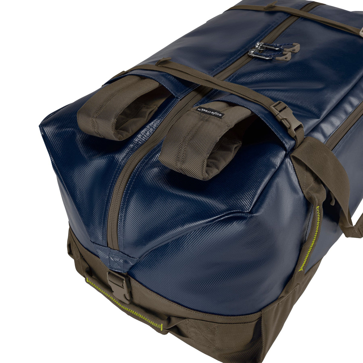 Eagle Creek Migrate Duffel Bag 90L in Rush Blue — detail view