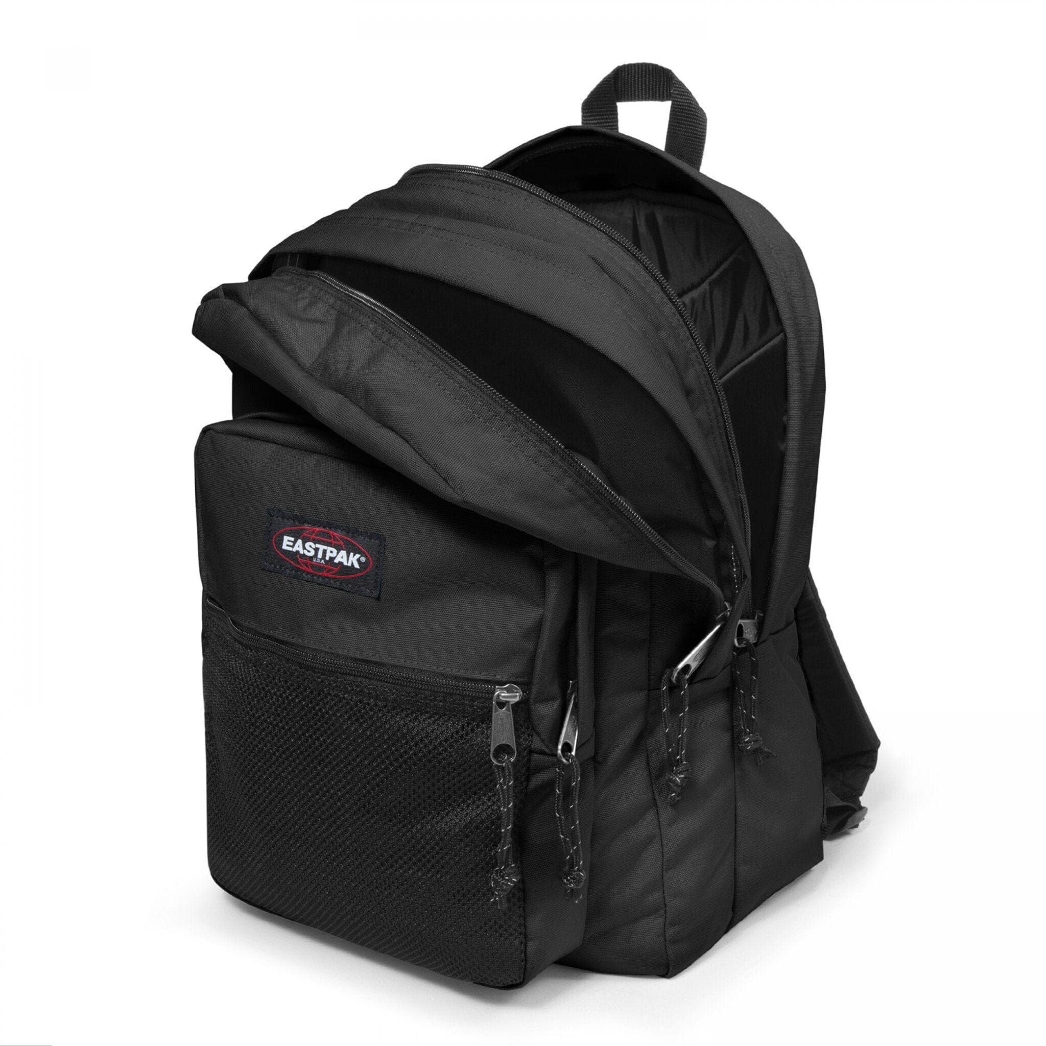 Eastpak Pinnacle Backpack 38L in Black — interior view # color_Black