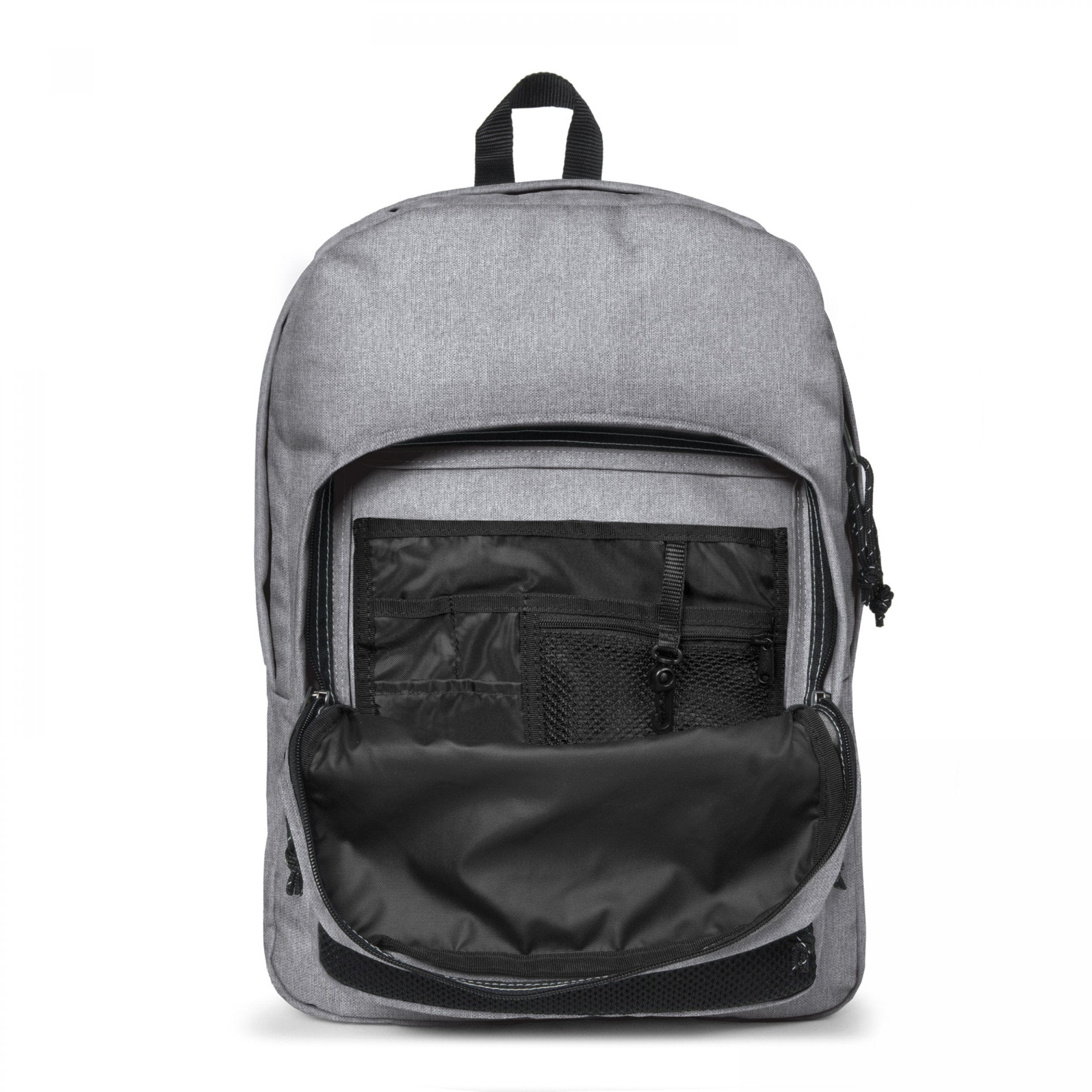Eastpak Pinnacle Backpack 38L in Sunday Grey — interior view 2 # color_Sunday Grey