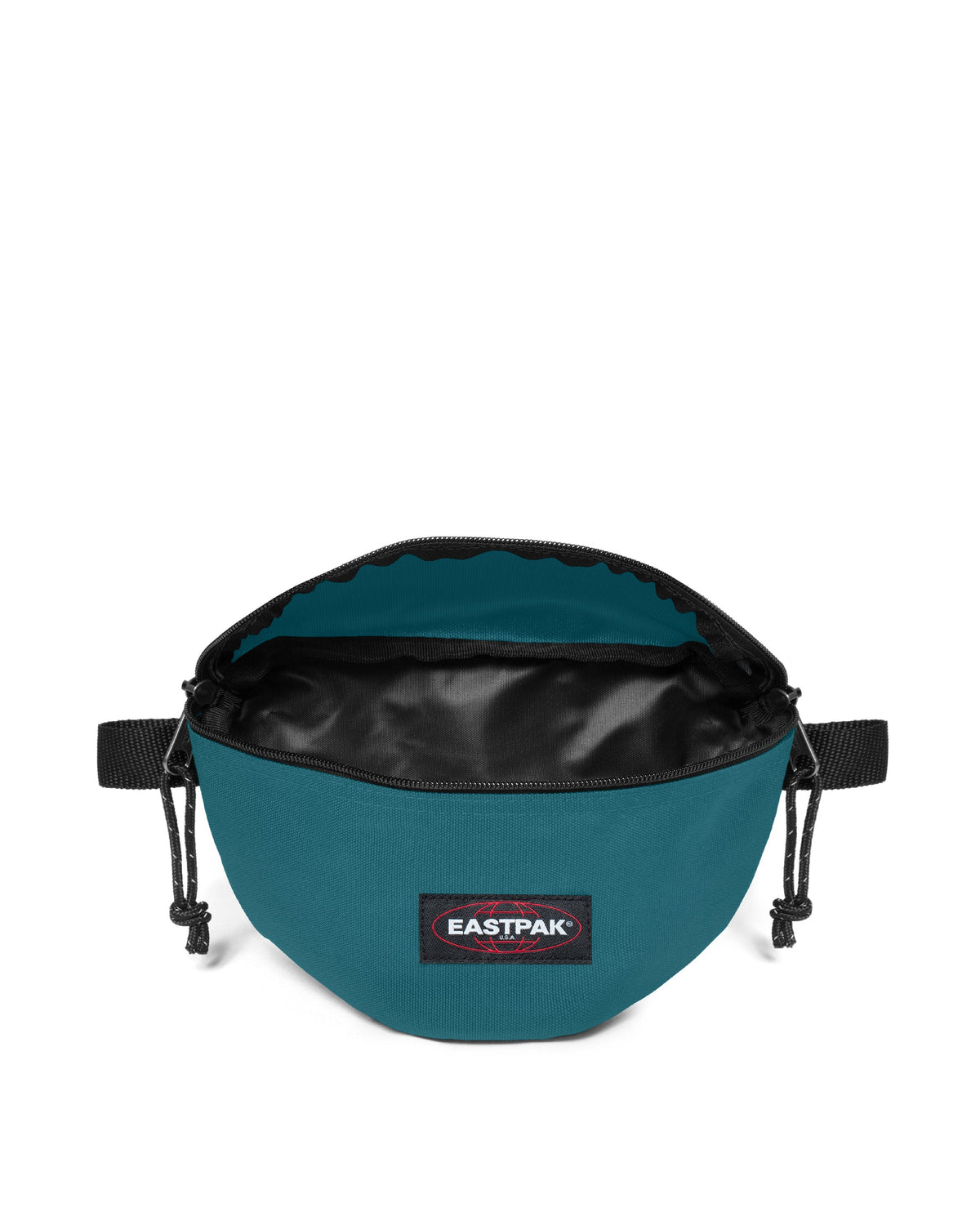 Eastpak Springer Fanny Pack in Jade Teal — interior view