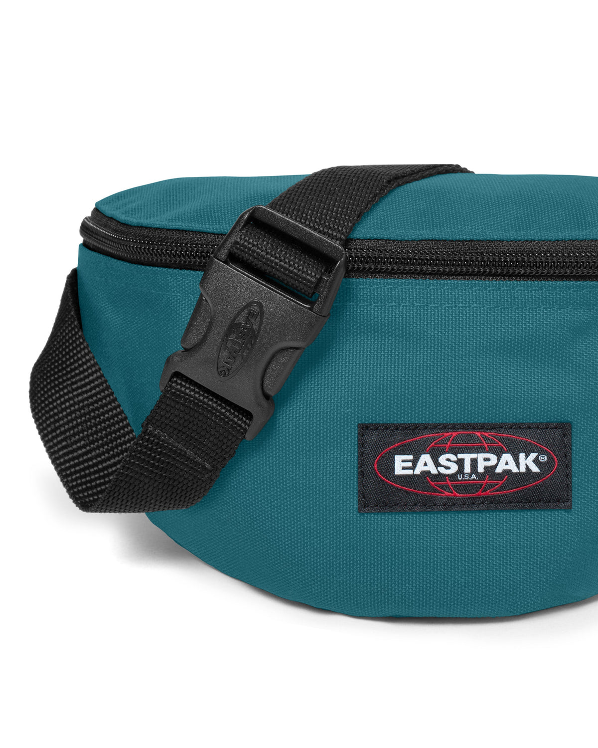 Eastpak Springer Fanny Pack in Jade Teal — detail view