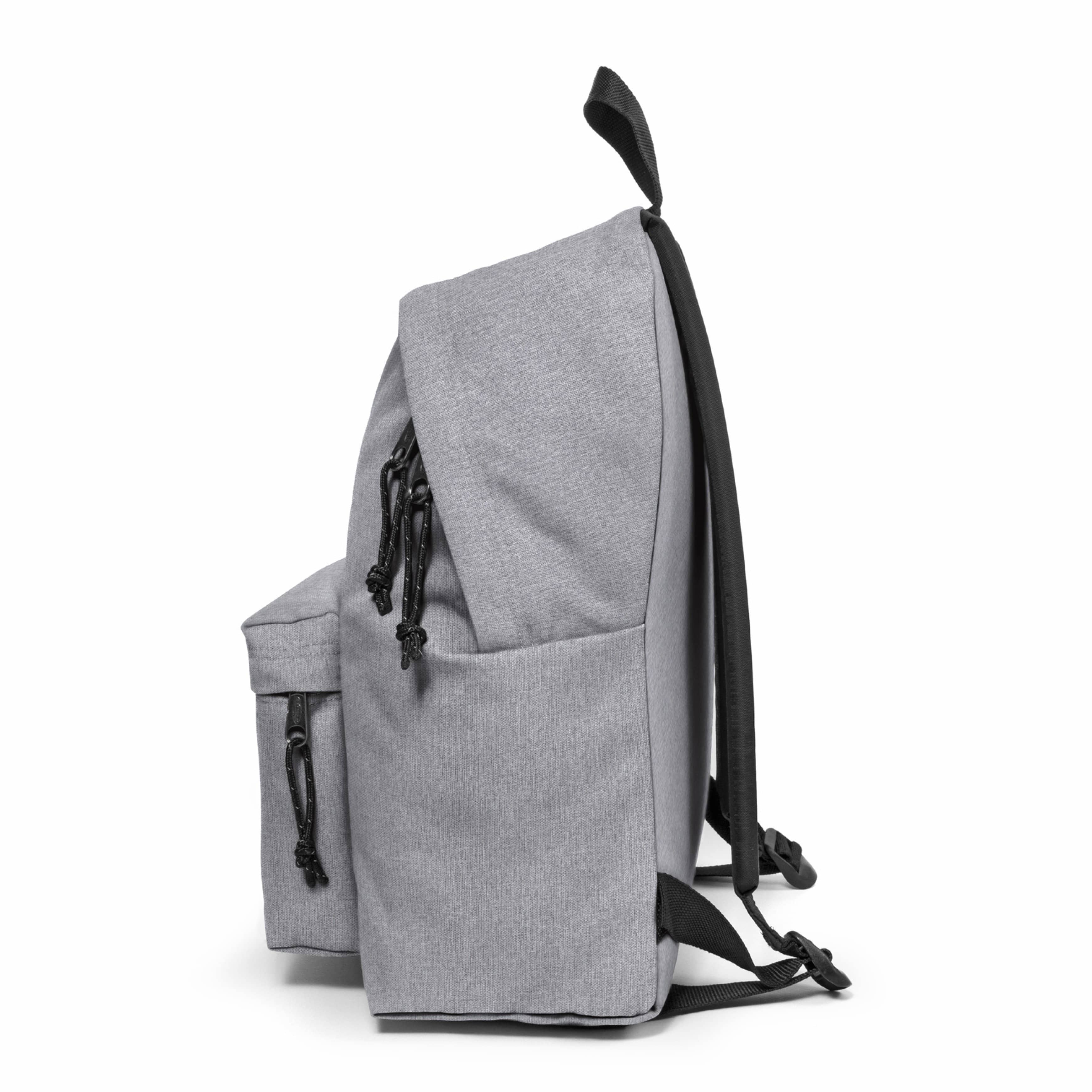 Eastpak Padded Pak'R Backpack 24L in Sunday Grey — angle view 2 # color_Sunday Grey