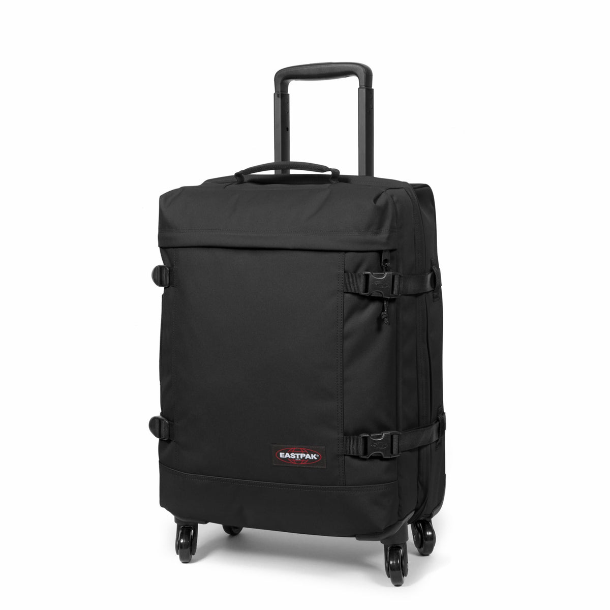 Eastpak Trans4 Small Carry-On Spinner Luggage | 44 L in Black — angle view 2