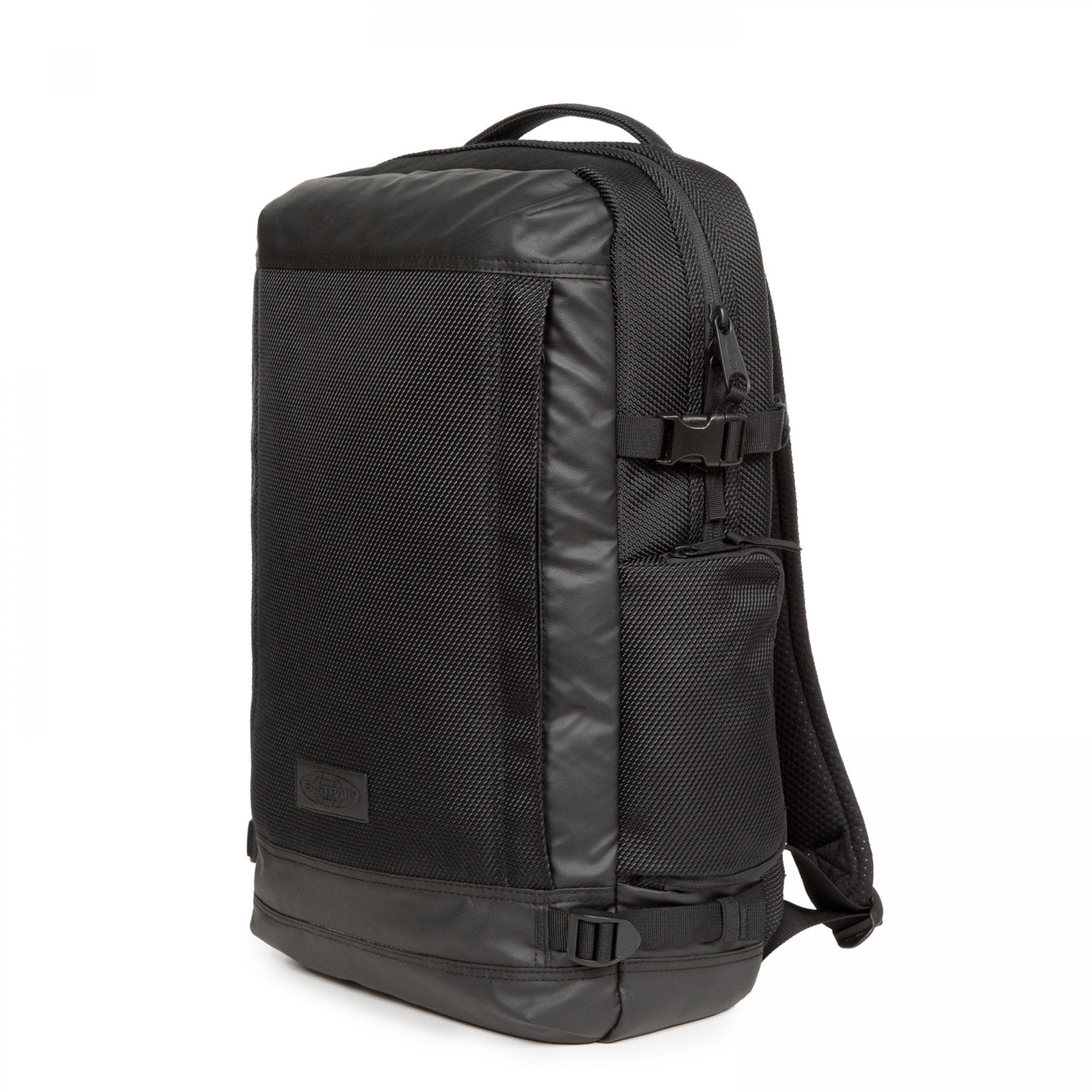 Eastpak Tecum M Backpack 19L in CNNCT Coat — angle view 2 # color_CNNCT Coat