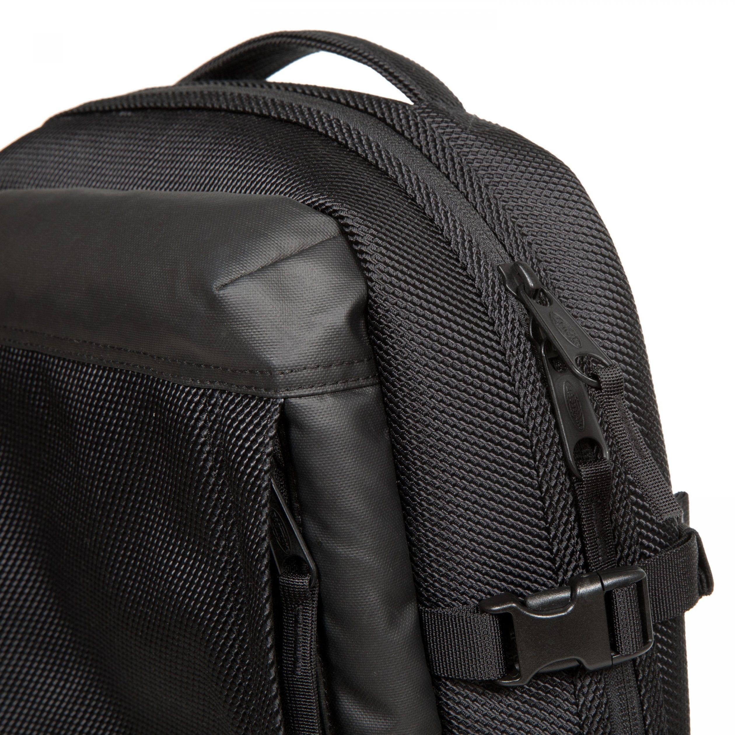 Eastpak Tecum M Backpack 19L in CNNCT Coat — detail view # color_CNNCT Coat