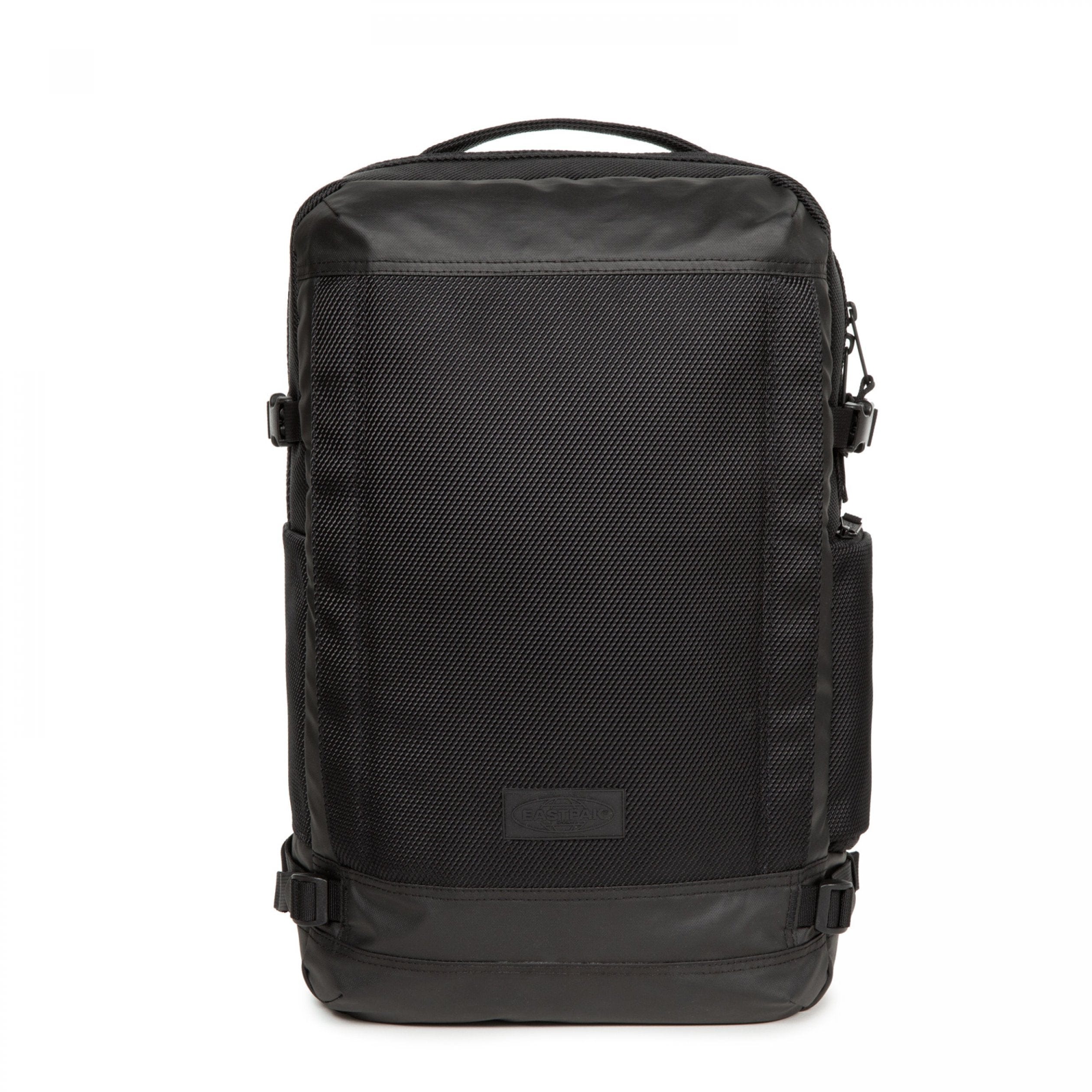 Eastpak Tecum M Backpack 19L in CNNCT Coat — front view # color_CNNCT Coat