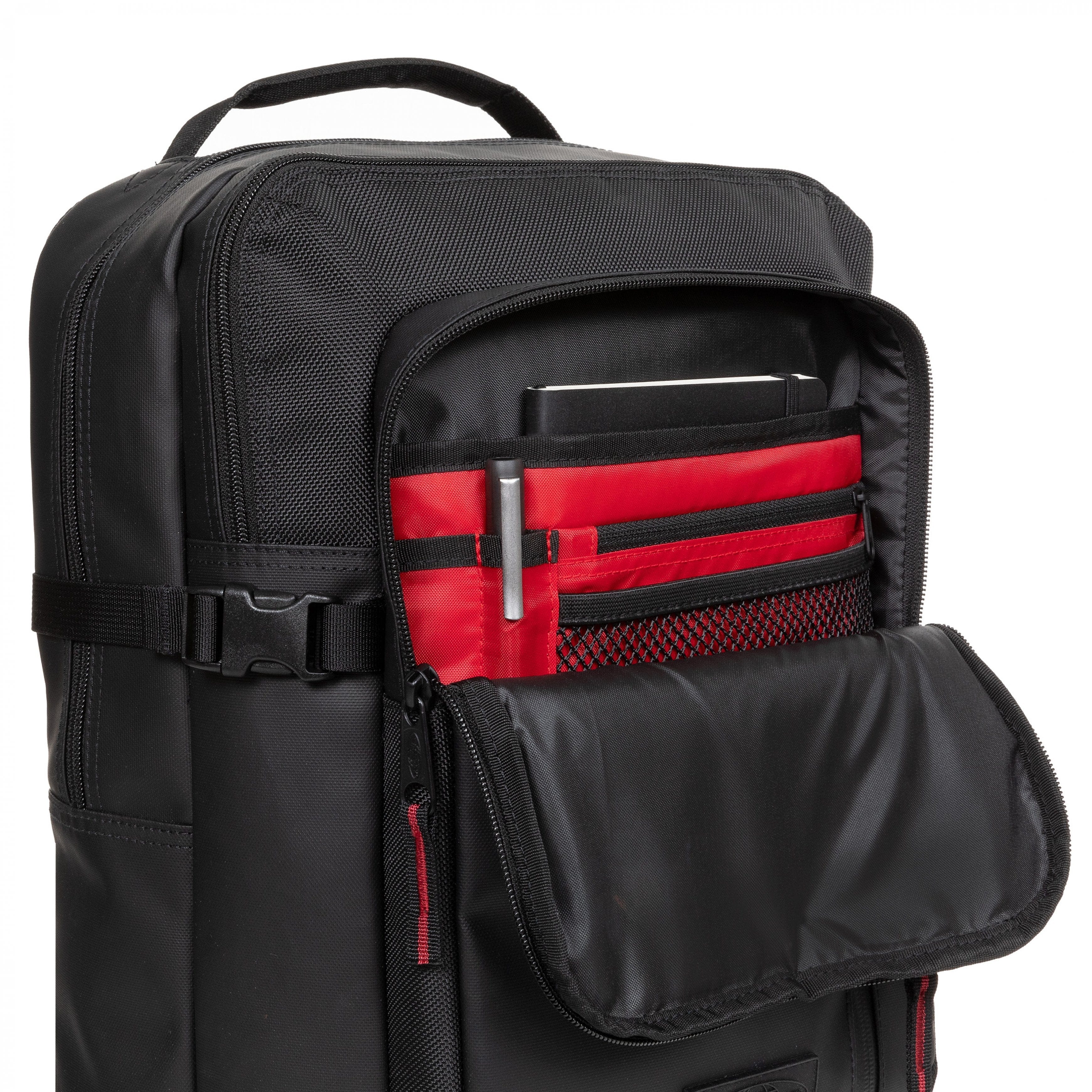 Eastpak Tecum L Backpack 22L in CNNCT Top Black — detail view 3 # color_CNNCT Top Black