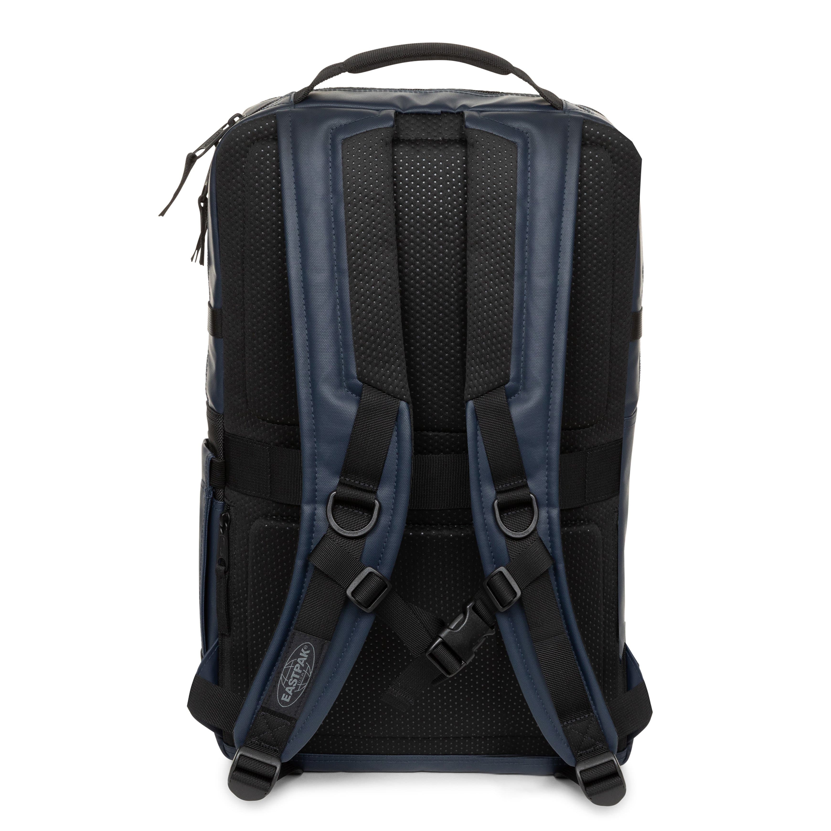 Eastpak Tecum L Backpack 22L in CNNCT Admiral — back view # color_CNNCT Admiral
