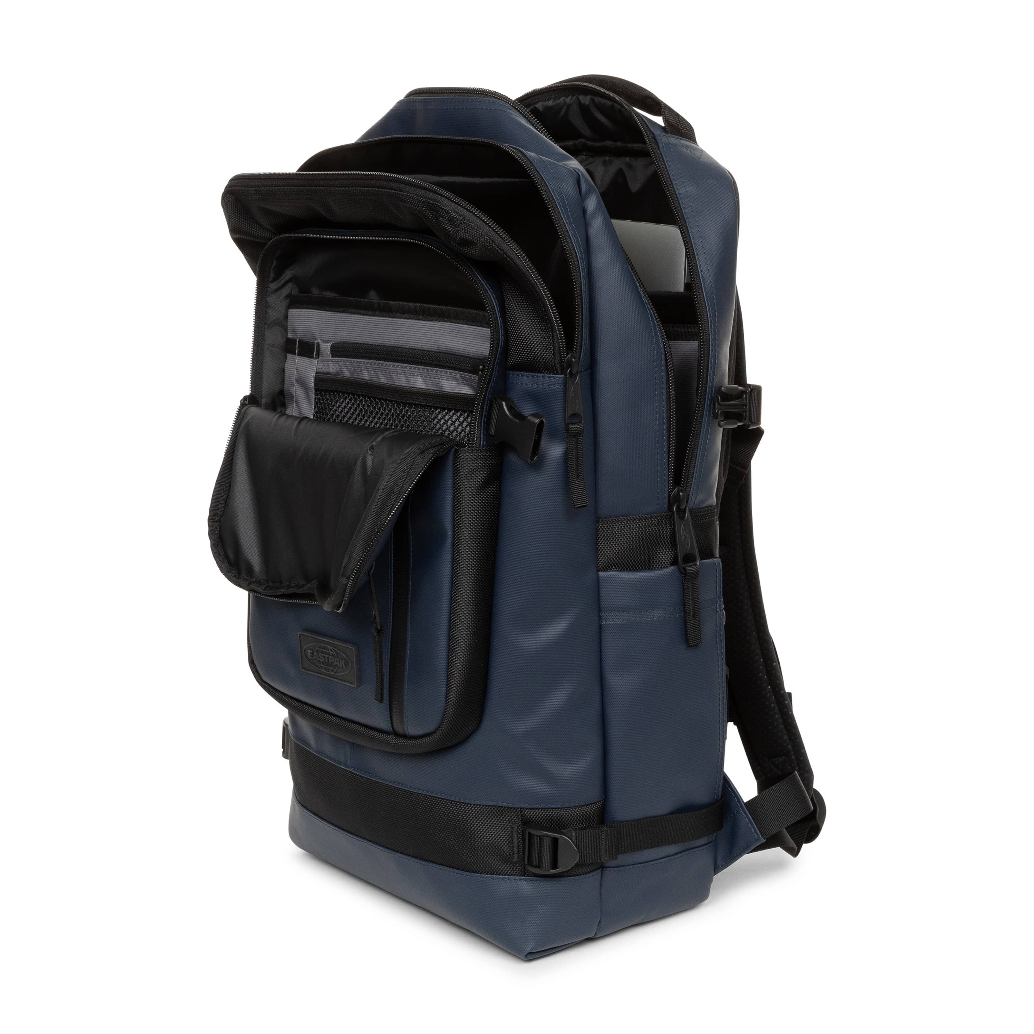 Eastpak Tecum L Backpack 22L in CNNCT Admiral — interior view # color_CNNCT Admiral