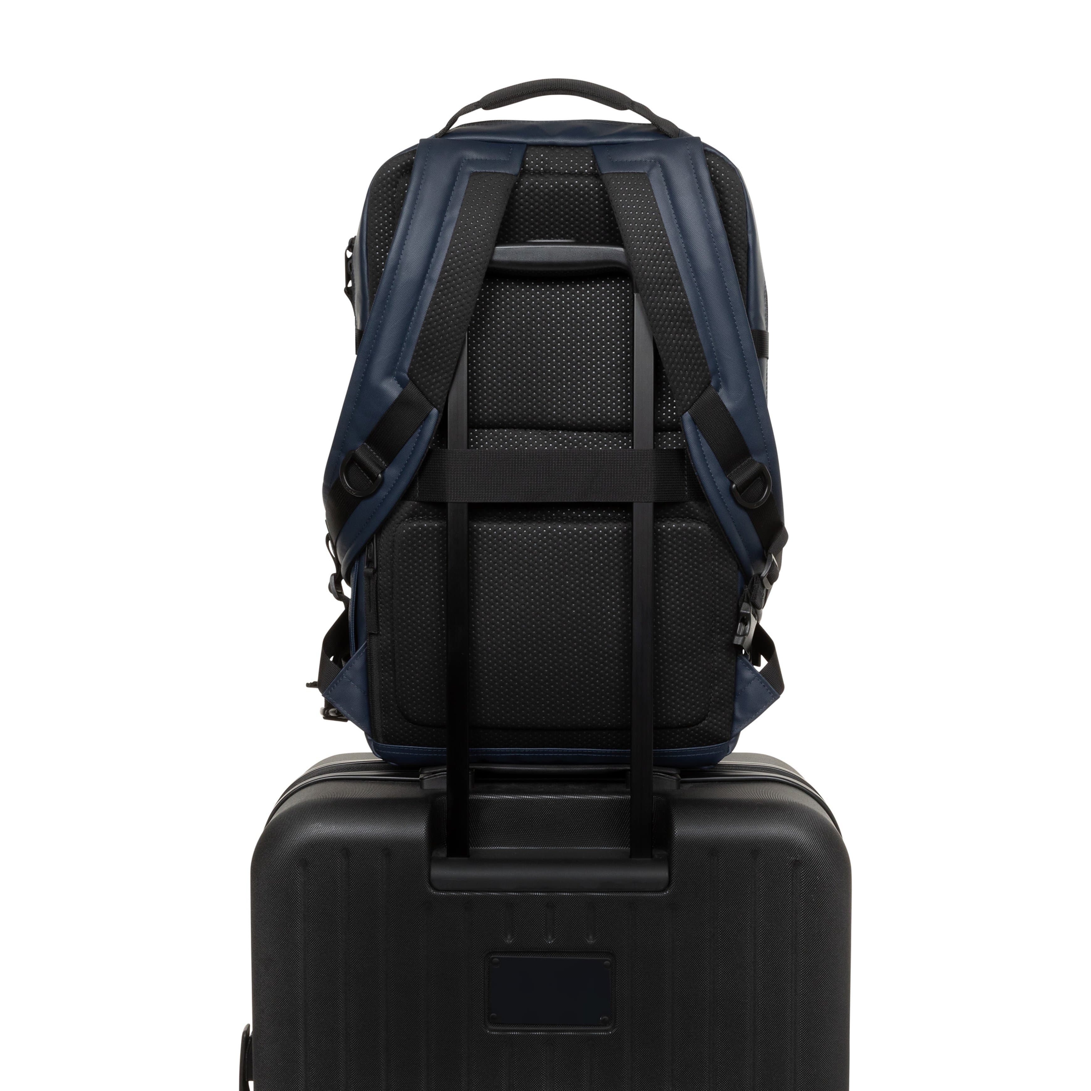 Eastpak Tecum L Backpack 22L in CNNCT Admiral — back view 2 # color_CNNCT Admiral