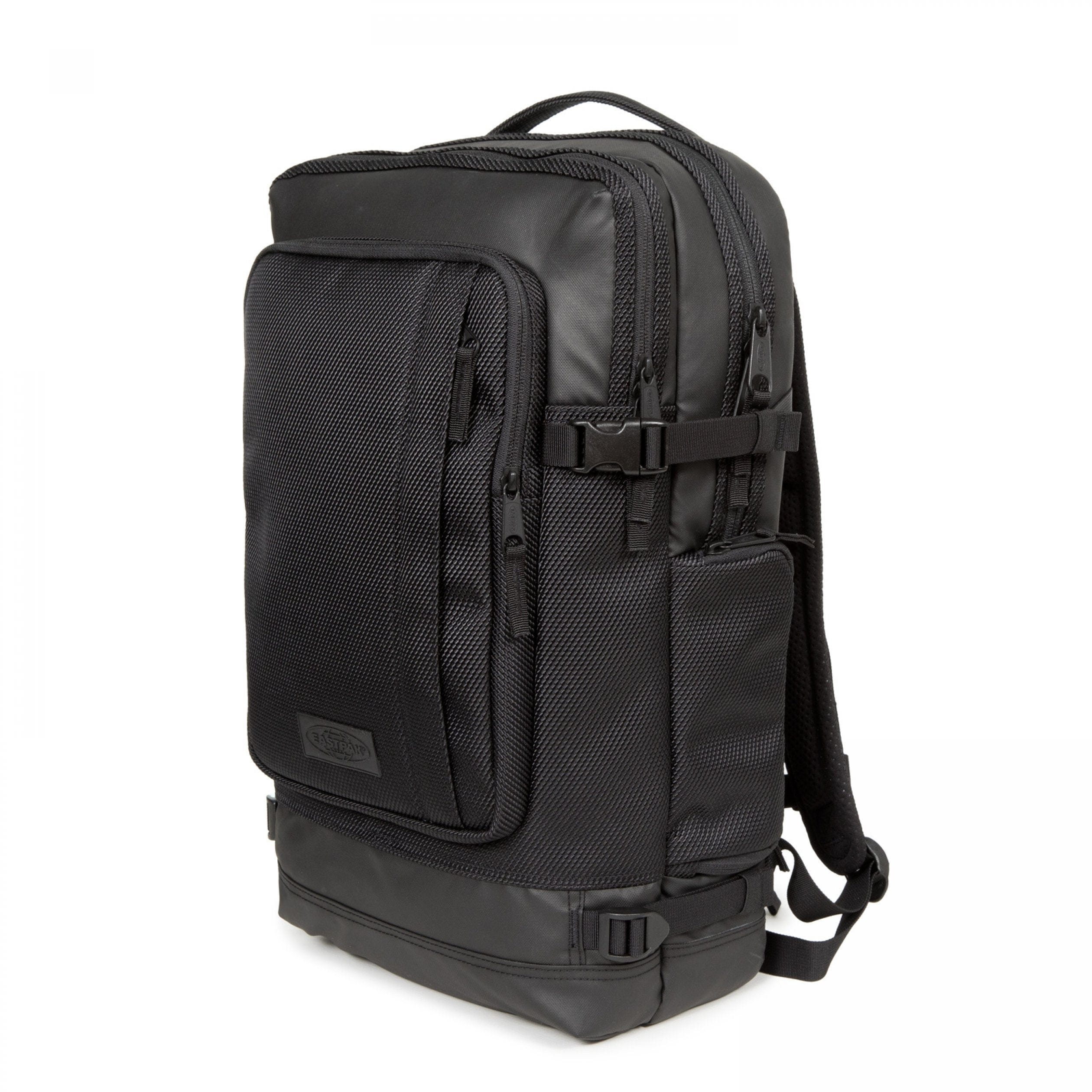Eastpak Tecum L Backpack 22L in CNNCT Coat — angle view 2 # color_CNNCT Coat