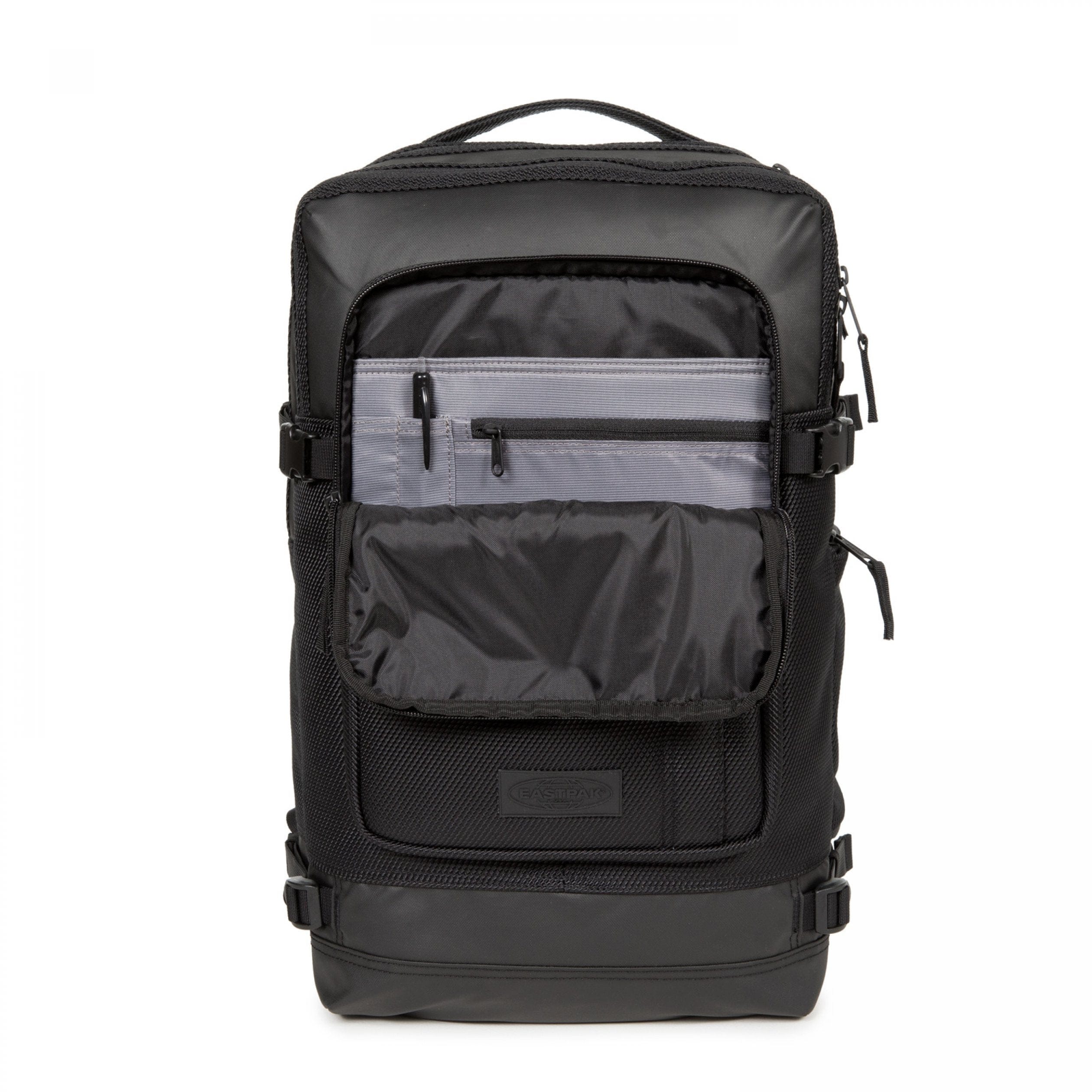 Eastpak Tecum L Backpack 22L in CNNCT Coat — front view 2 # color_CNNCT Coat