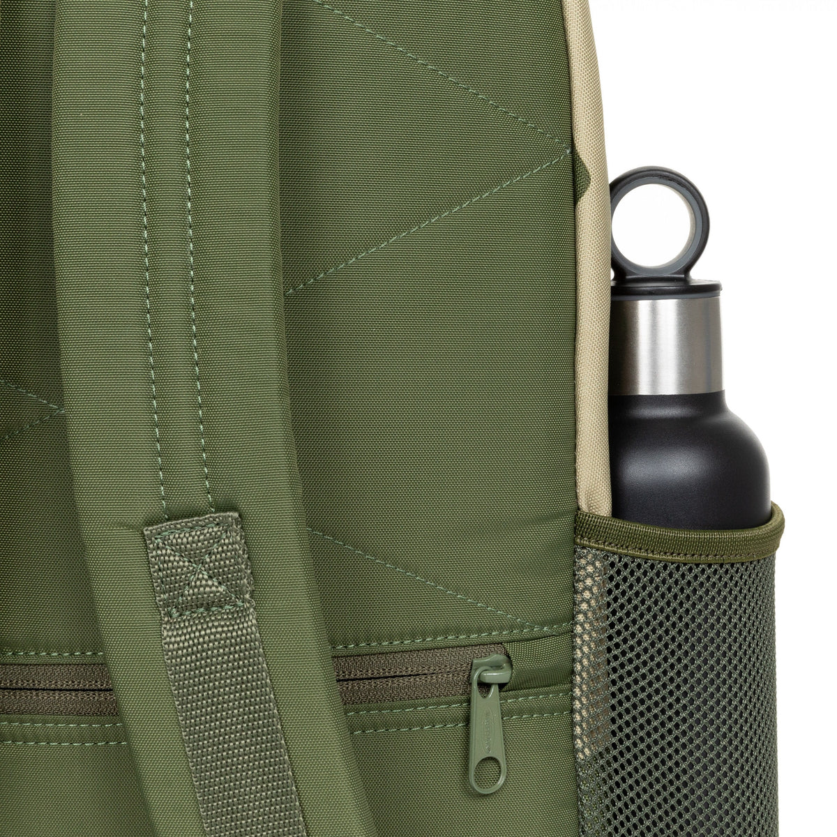 Eastpak Padded Double Backpack 24L in Camo — detail view