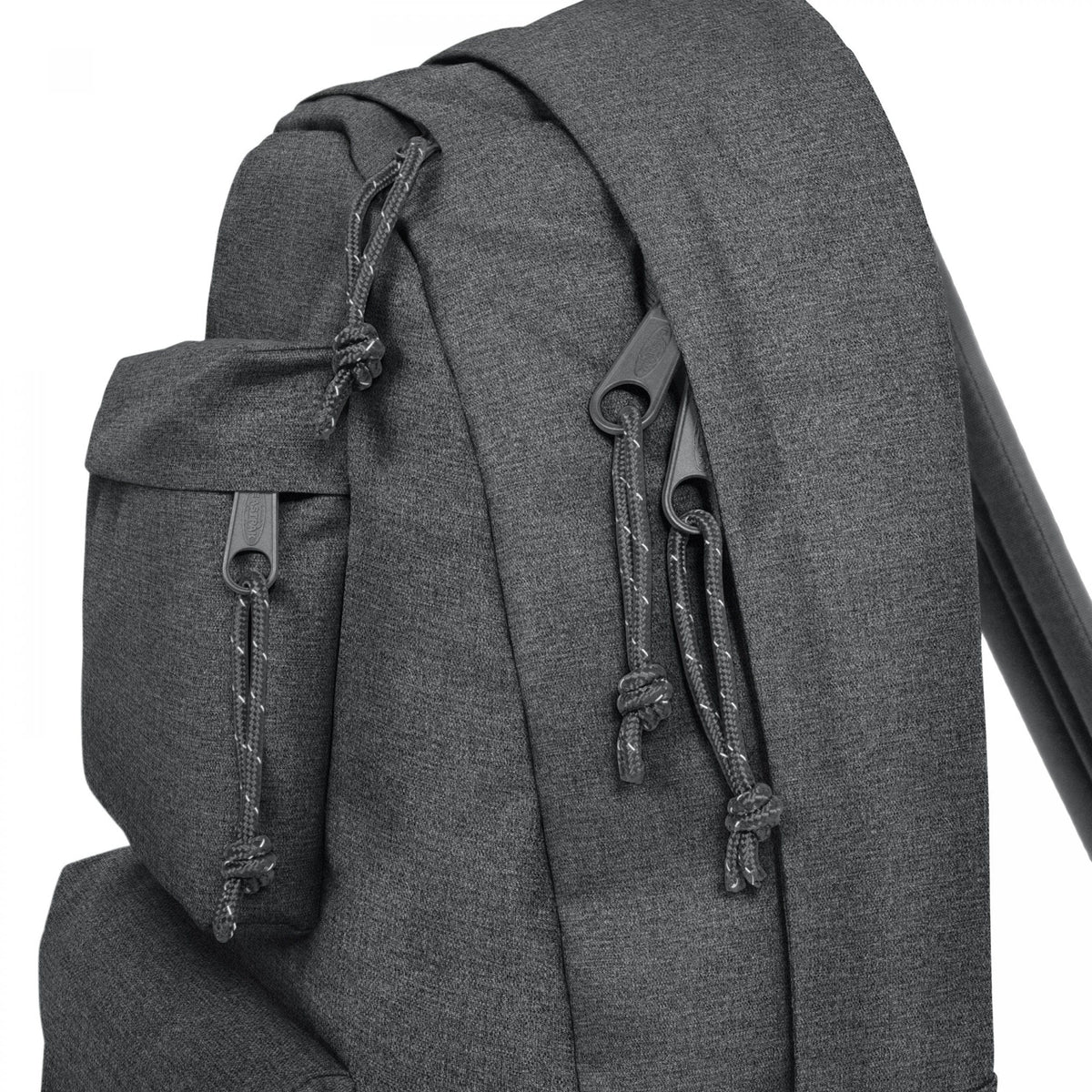 Eastpak Padded Double Backpack 24L in Black Denim — detail view 4