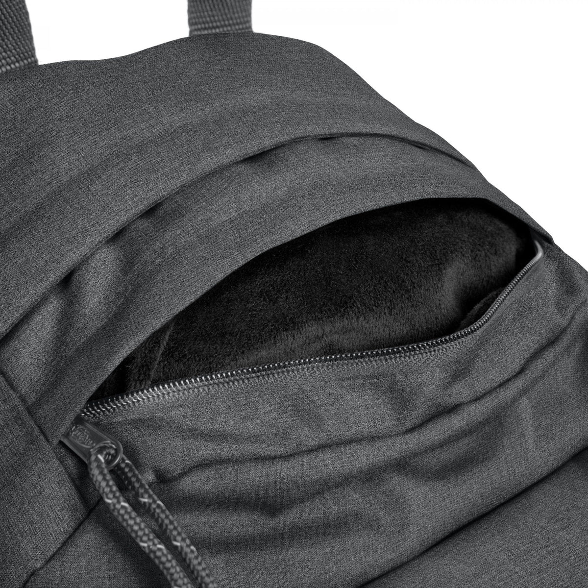 Eastpak Padded Double Backpack 24L in Black Denim — detail view 3