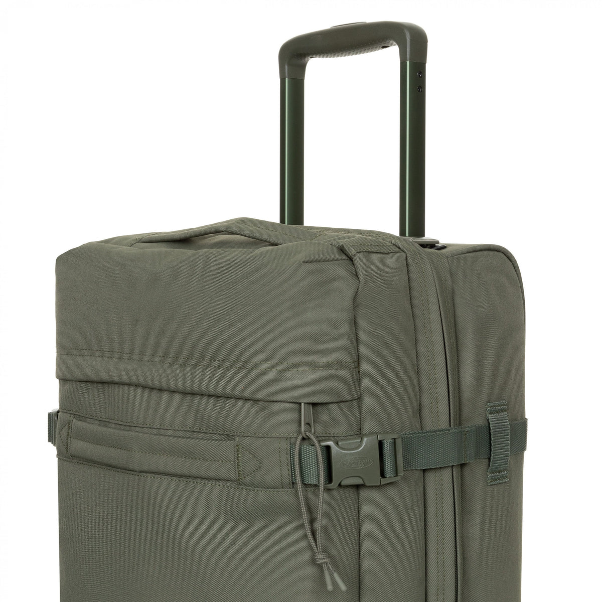 Eastpak Transit'R Small Carry-On 2-Wheel Duffel  | 42L in Monotone Khaki — angle view 3