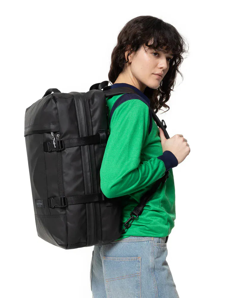 Eastpak Travelpack Backpack Tarp Edition 42L in Tarp Black2 — lifestyle