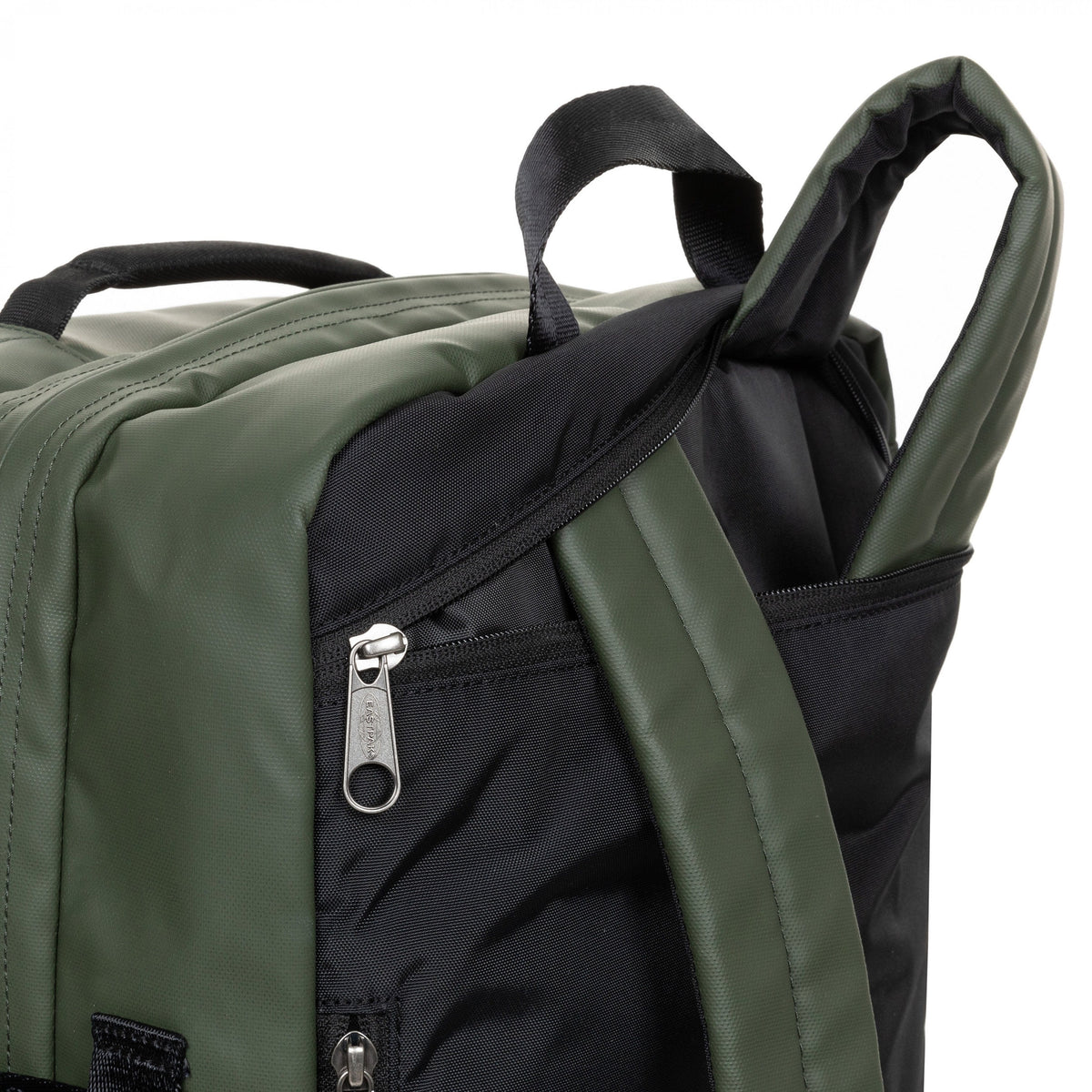 Eastpak Travelpack Backpack Tarp Edition 42L in Tarp Forest — angle view 2