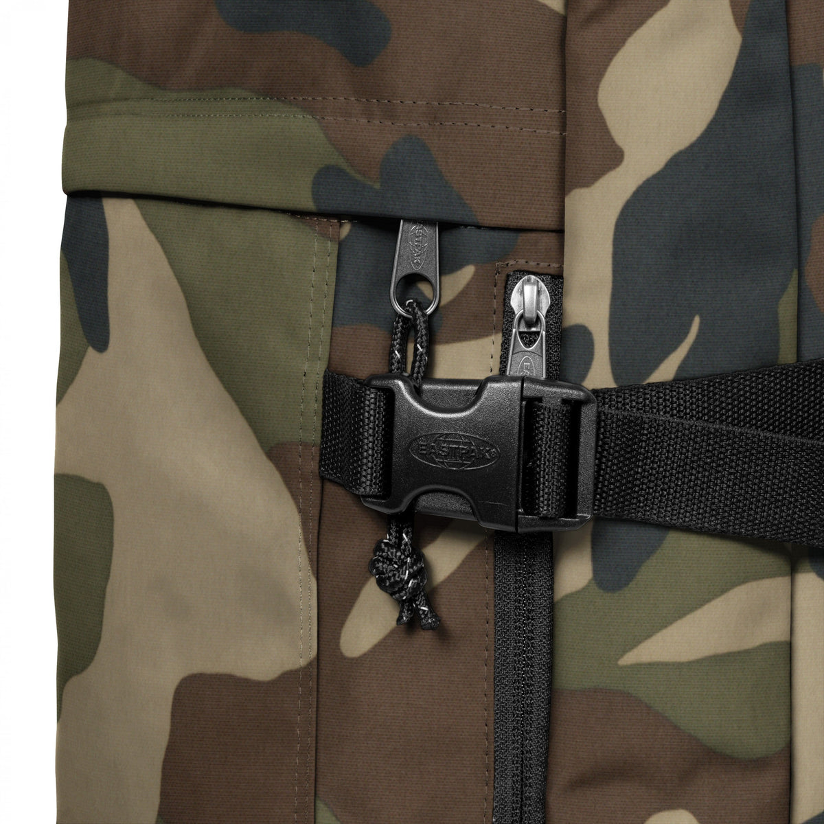 Eastpak Travelpack Backpack 42L in Camo — detail view