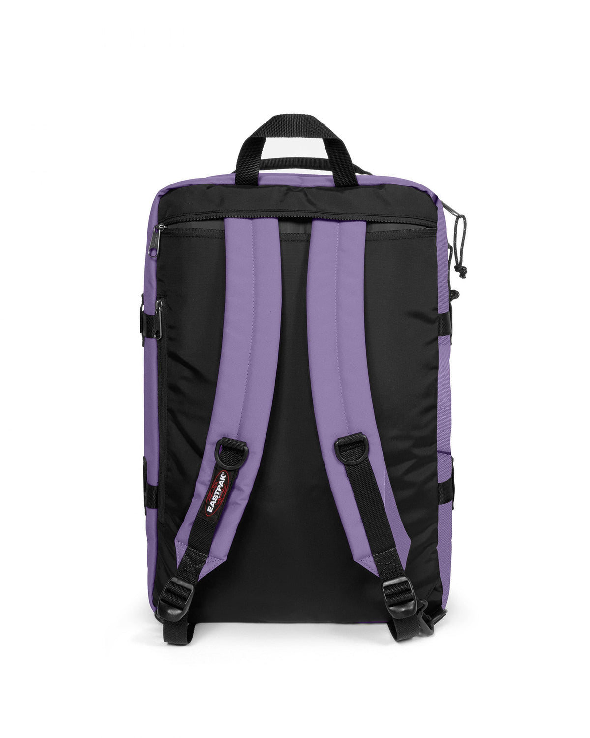Eastpak Travelpack Backpack 42L in Dahlia Purple — back view