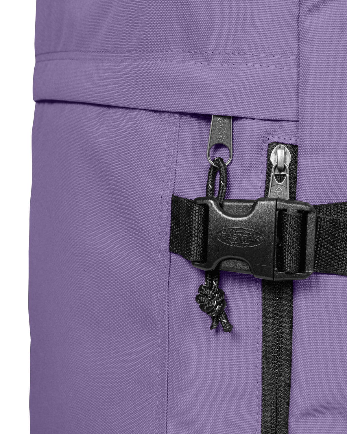 Eastpak Travelpack Backpack 42L in Dahlia Purple — detail view