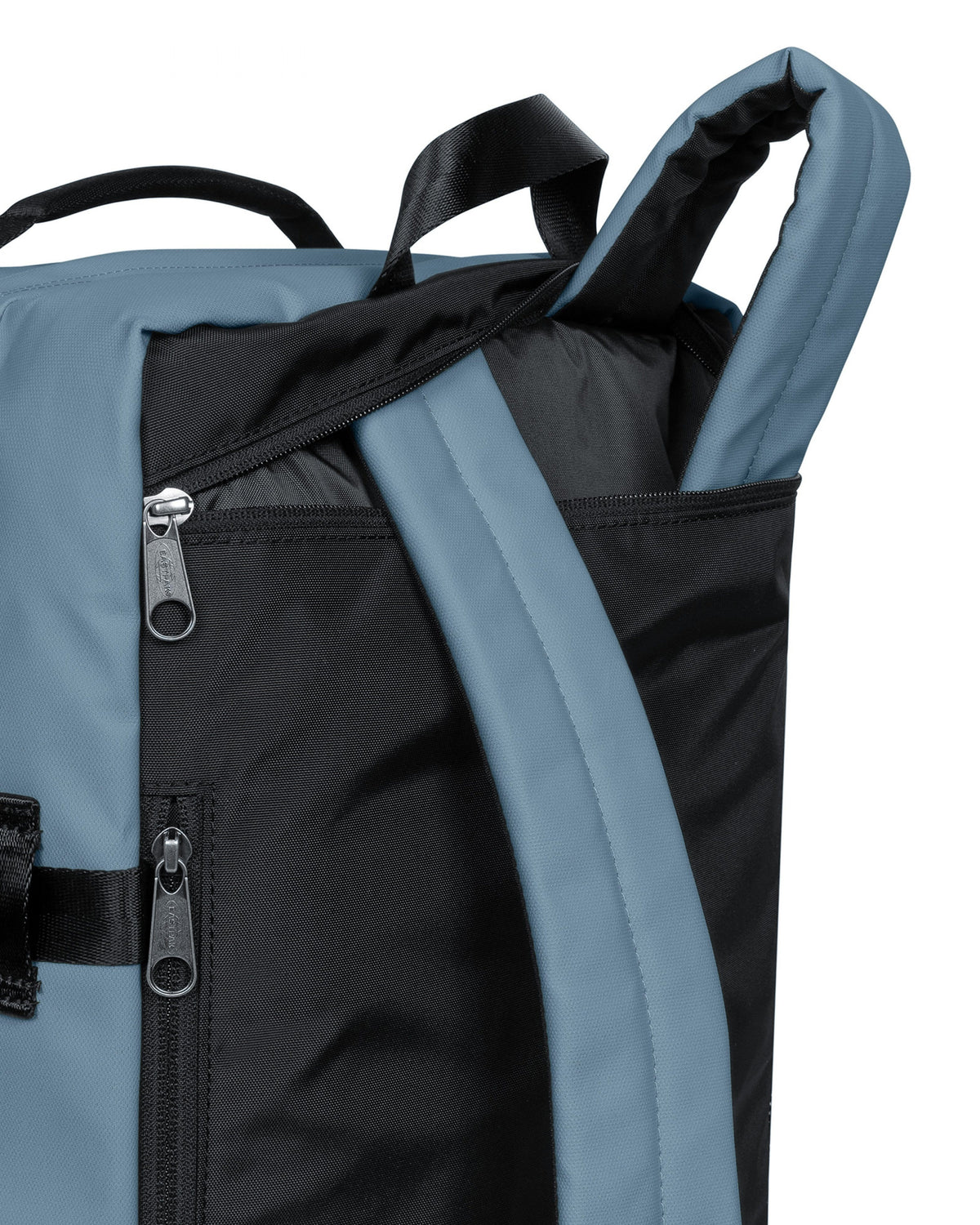 Eastpak Travelpack Backpack Tarp Edition 42L in Tarp Dust Blue — angle view 2