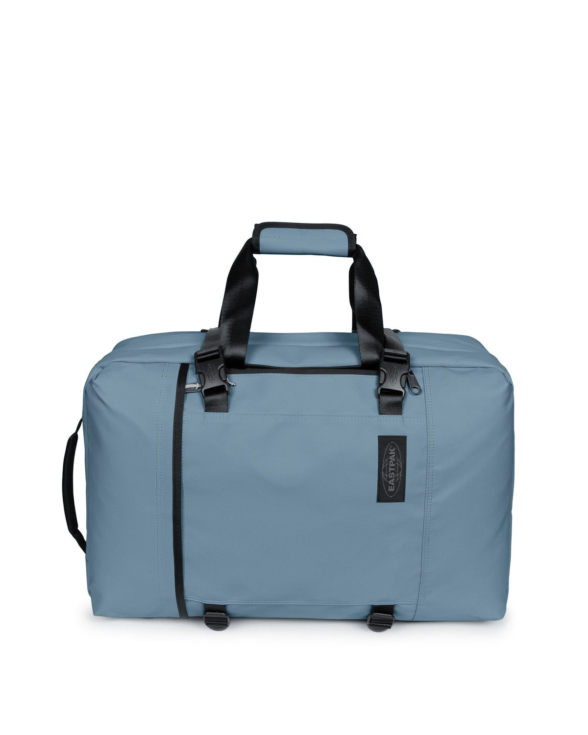 Eastpak Travelpack Backpack Tarp Edition 42L in Tarp Dust Blue — detail view