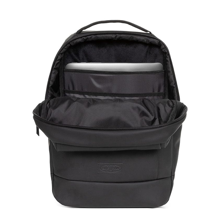 Eastpak Tecum F Backpack 20L in CNNCT F Matte Black — interior view # color_CNNCT F Matte Black