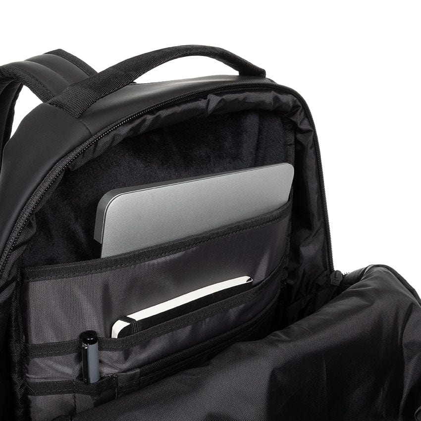 Eastpak Tecum F Backpack 20L in CNNCT F Matte Black — detail view 5 # color_CNNCT F Matte Black