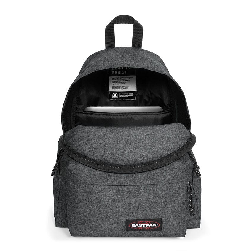 Eastpak Day Pak'R  Backpack 24L in Black Denim — interior view
