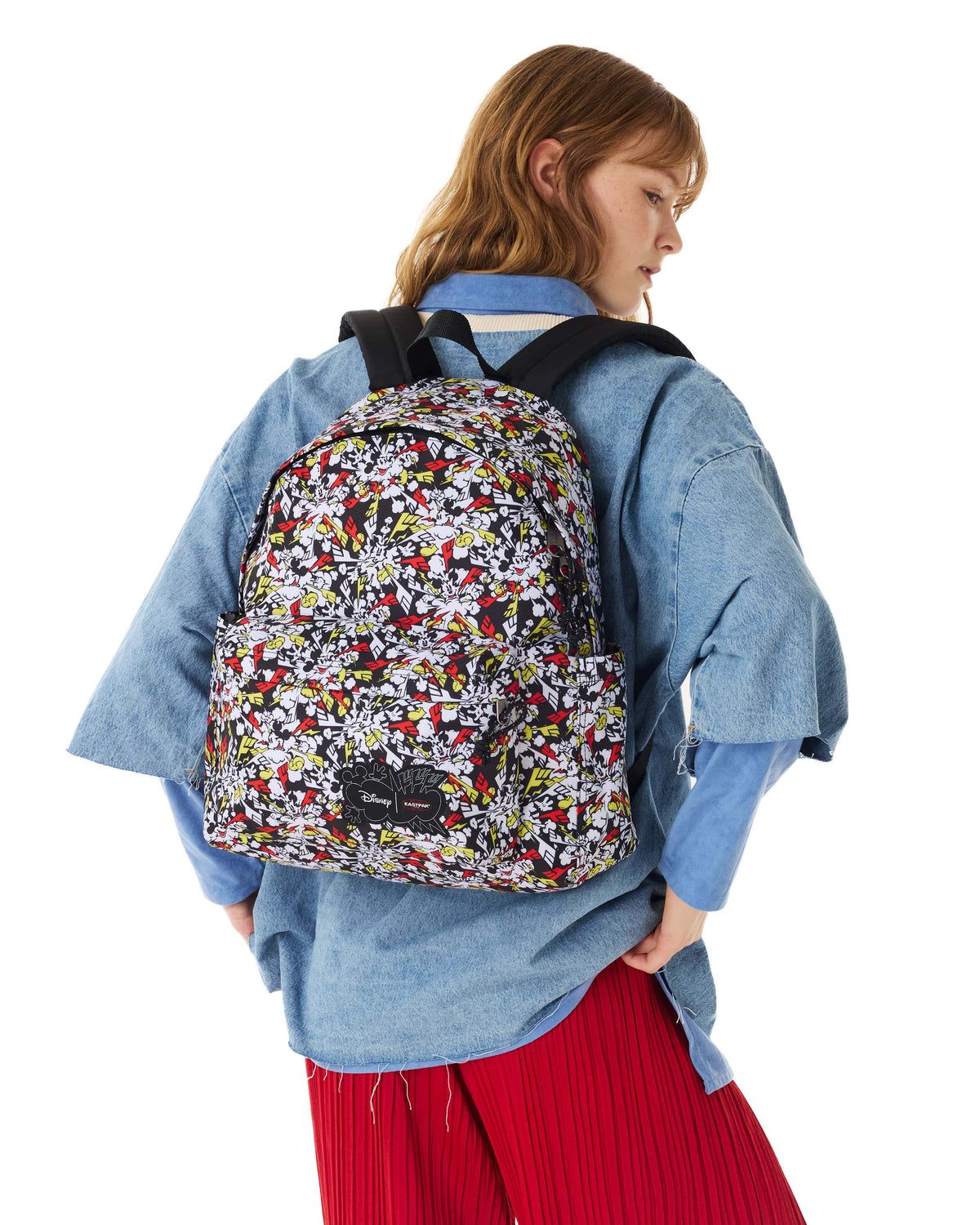 Eastpak Day Pak'R  Backpack 24L in Mickey Print — lifestyle