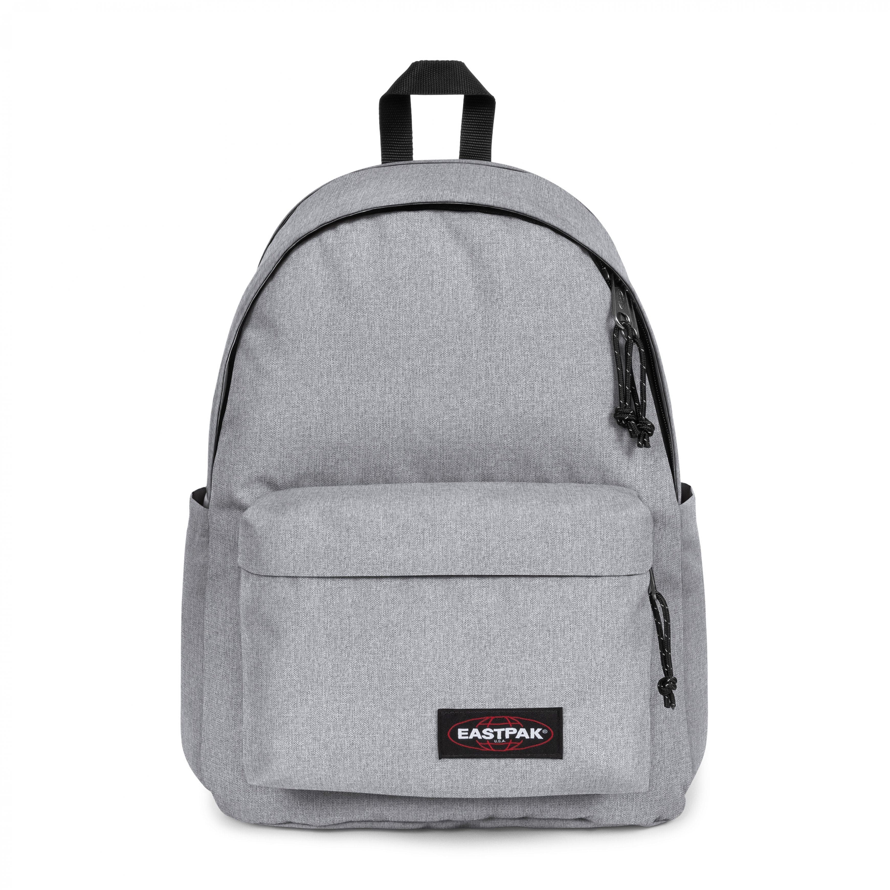 Eastpak Day Office Backpack 31L in Sunday Grey — front view # color_Sunday Grey