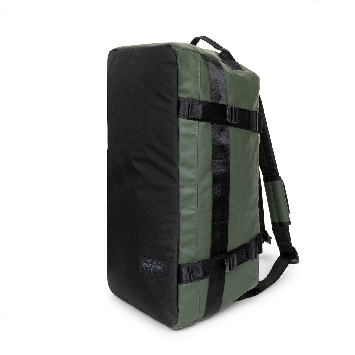 Eastpak Duffel Pack M Tarp Edition in Tarp Forest — back view
