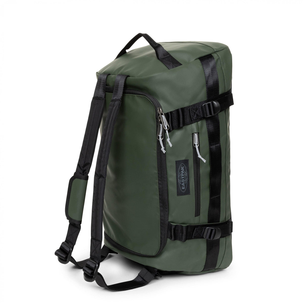 Eastpak Duffel Pack M Tarp Edition in Tarp Forest — front view 2