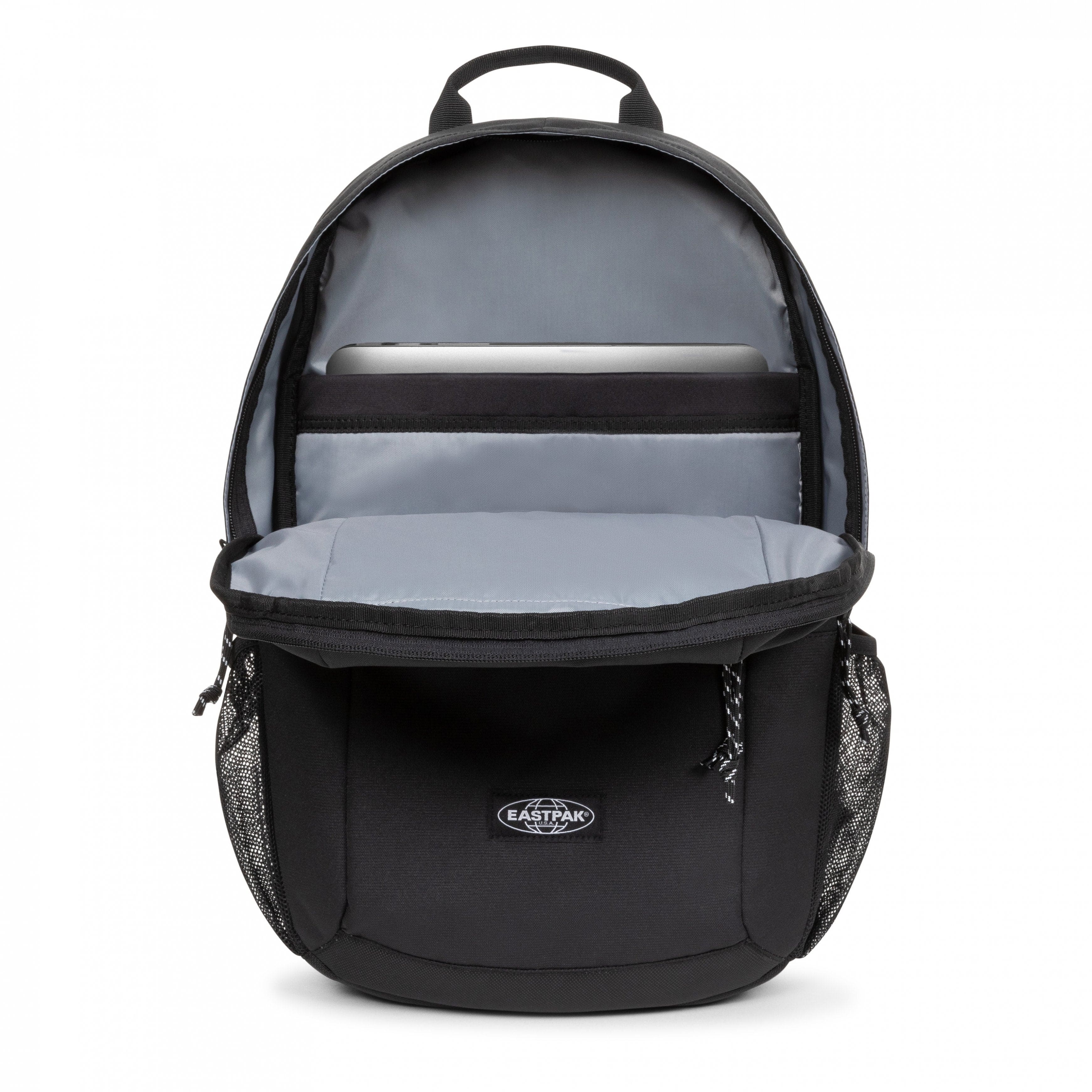 Eastpak Floid Pro Backpack 16L in CS Black Pro — interior view # color_CS Black Pro