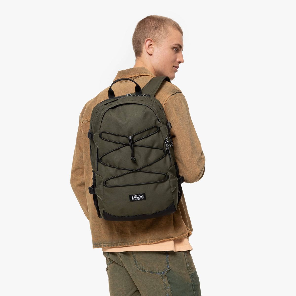 Eastpak Gerys Pro Backpack 23L in Cs Forest — lifestyle # color_Cs Forest