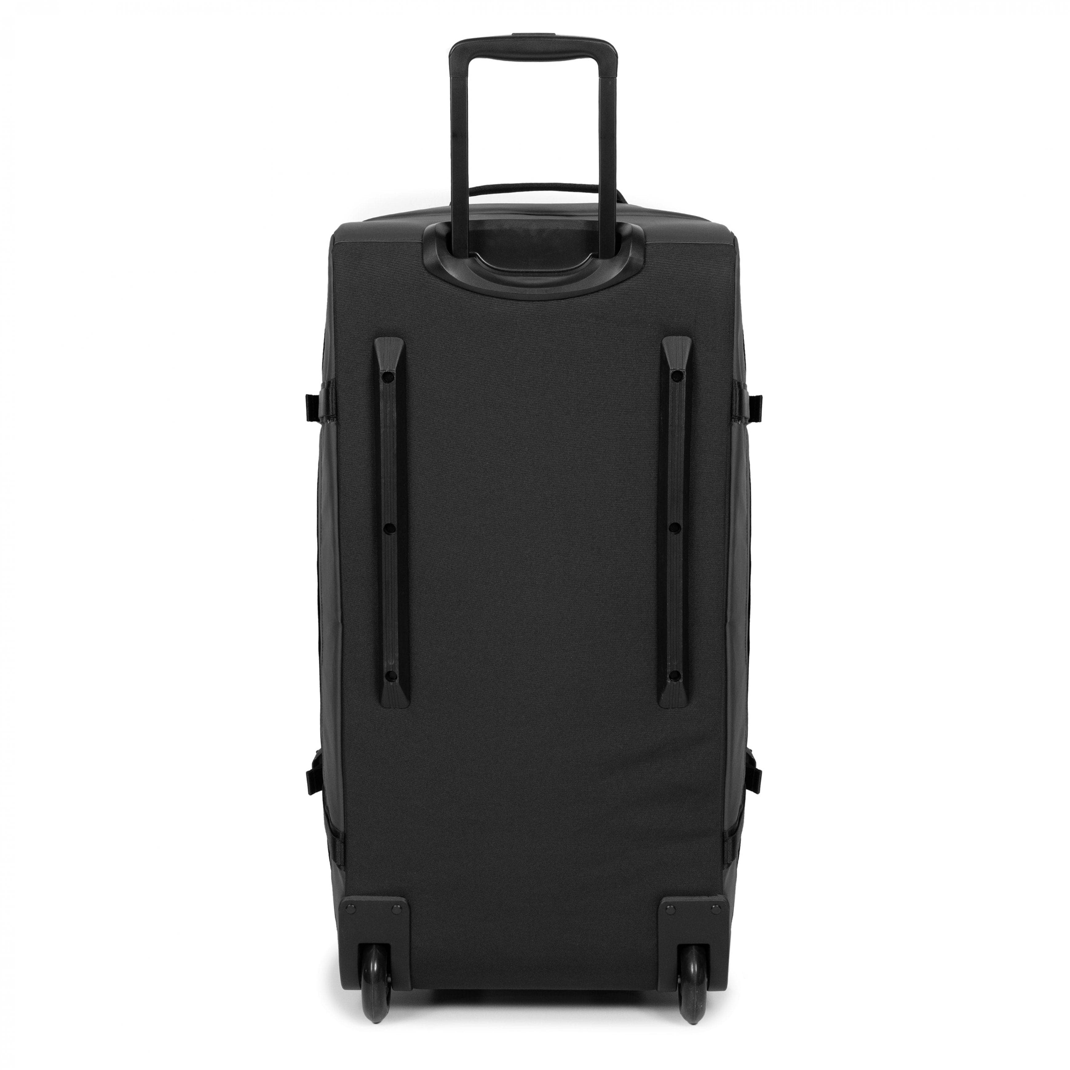 Eastpak Duffel Pack Wheel L Wheeled Duffel 90L in Tarp Black — front view # color_Tarp Black