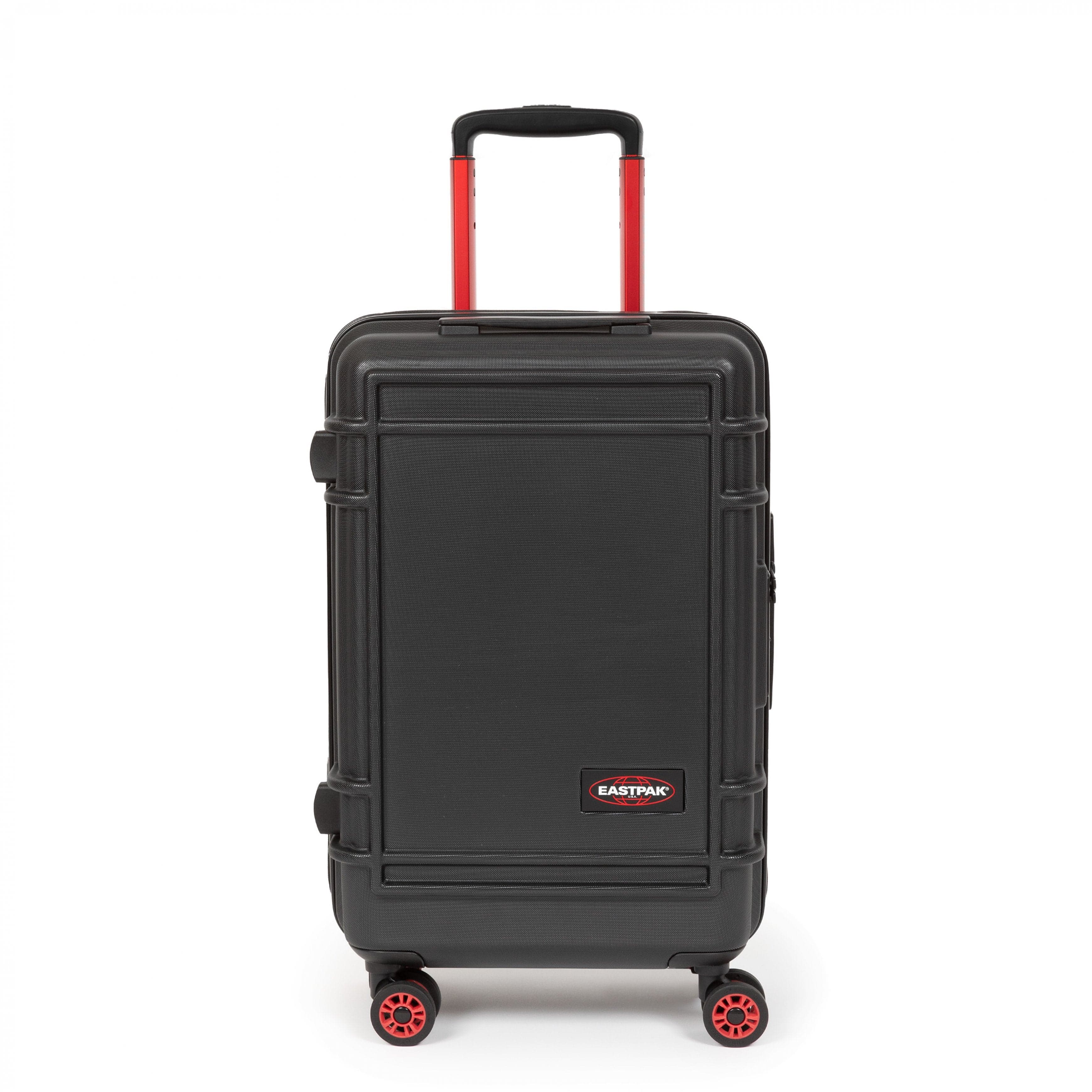 Eastpak Resist'R Zip Cabin Hardside Spinner | 28L in Black — front view # color_Black