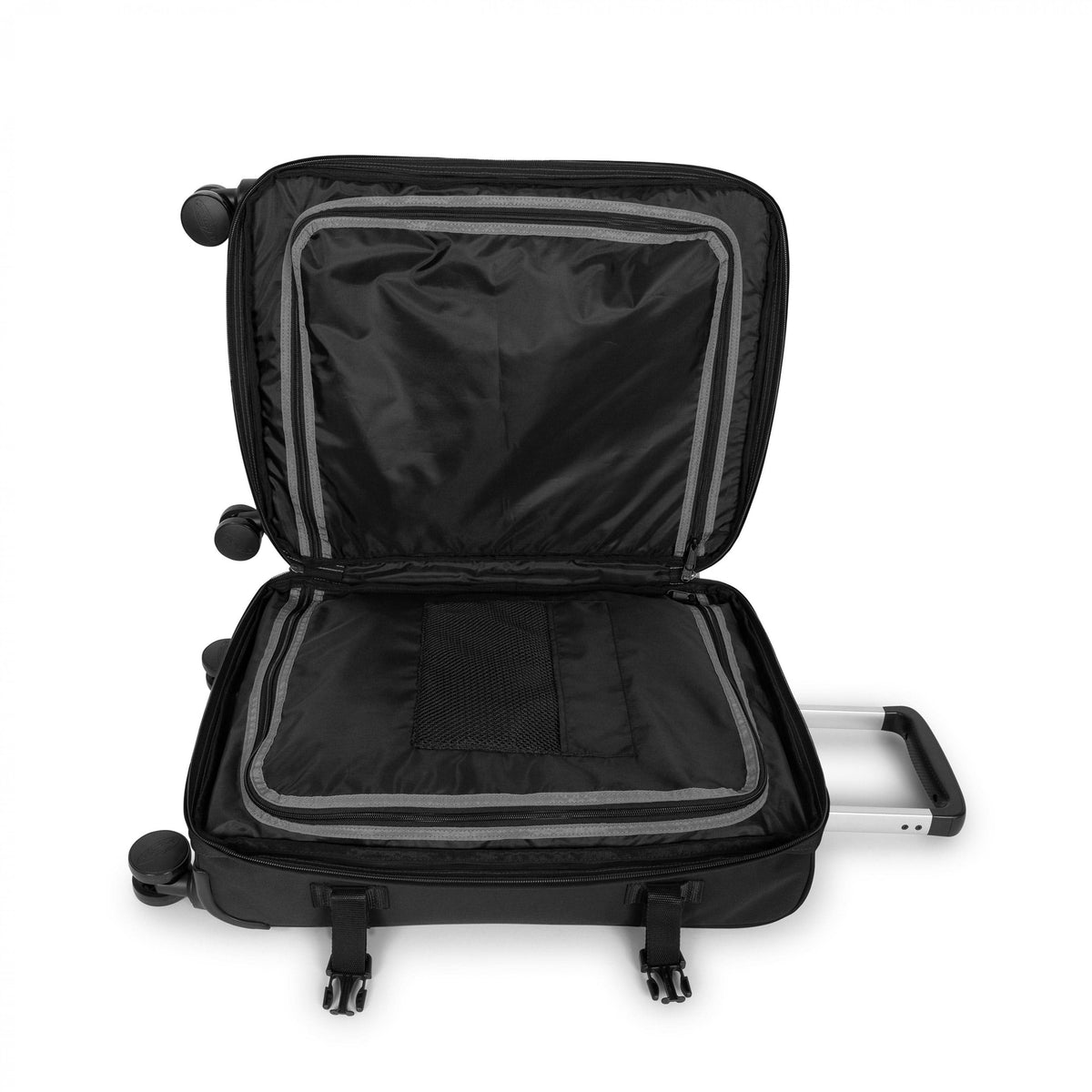 EastPak Transit'R 4 Small Spinner Luggage  | 44 L in Black — interior view