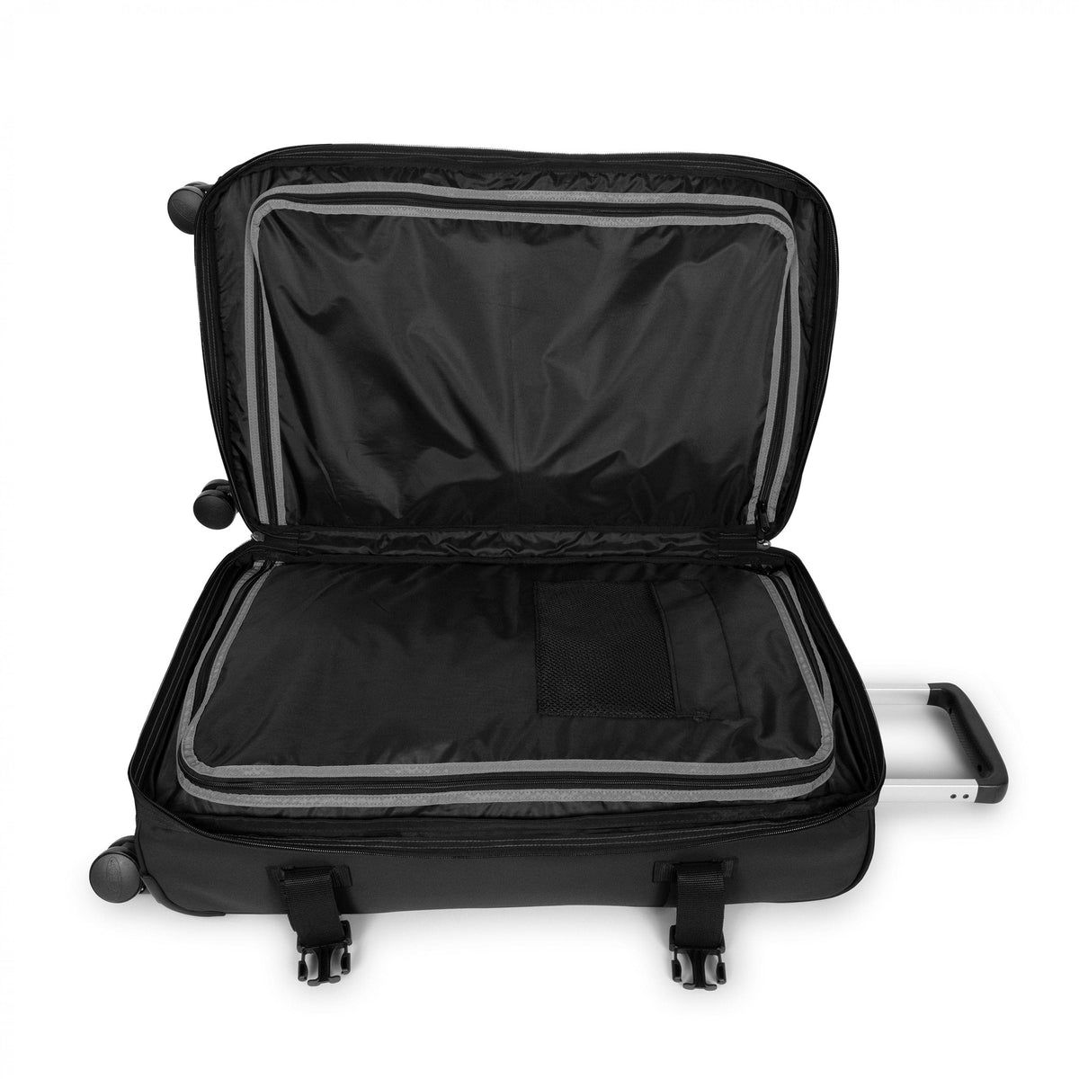 EastPak Transit'R 4 Medium Spinner Luggage  | 68 L in Black — interior view