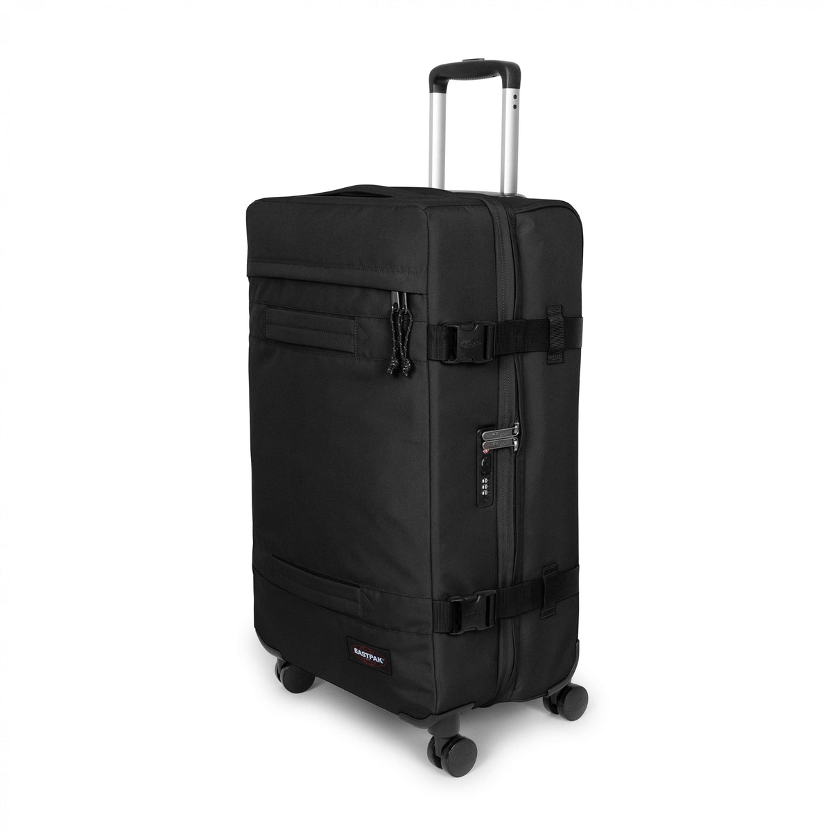EastPak Transit'R 4 Medium Spinner Luggage  | 68 L in Black — angle view 2