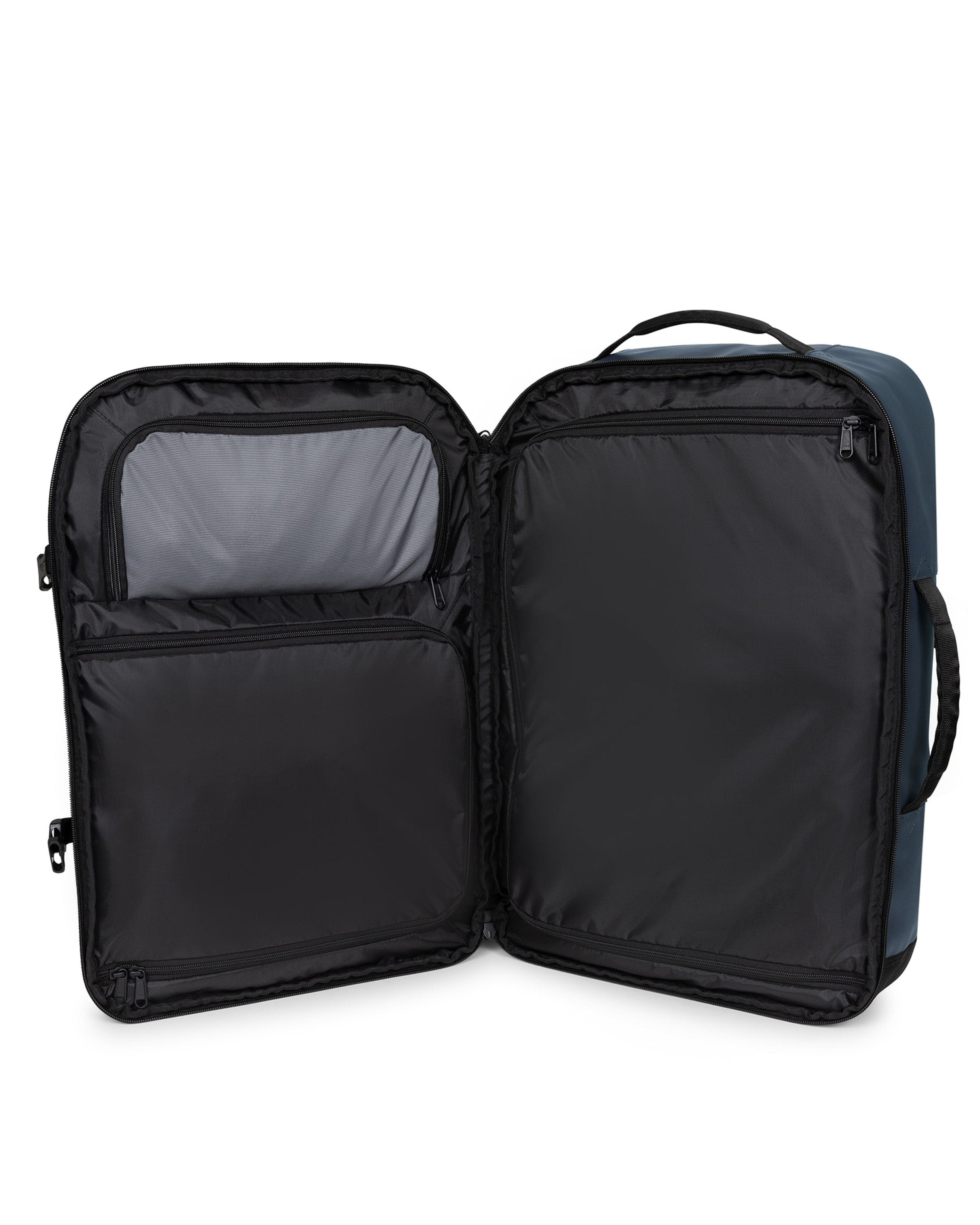 Eastpak CNNCT Travelpack Backpack 34L in CNNCT Admiral — interior view # color_CNNCT Admiral