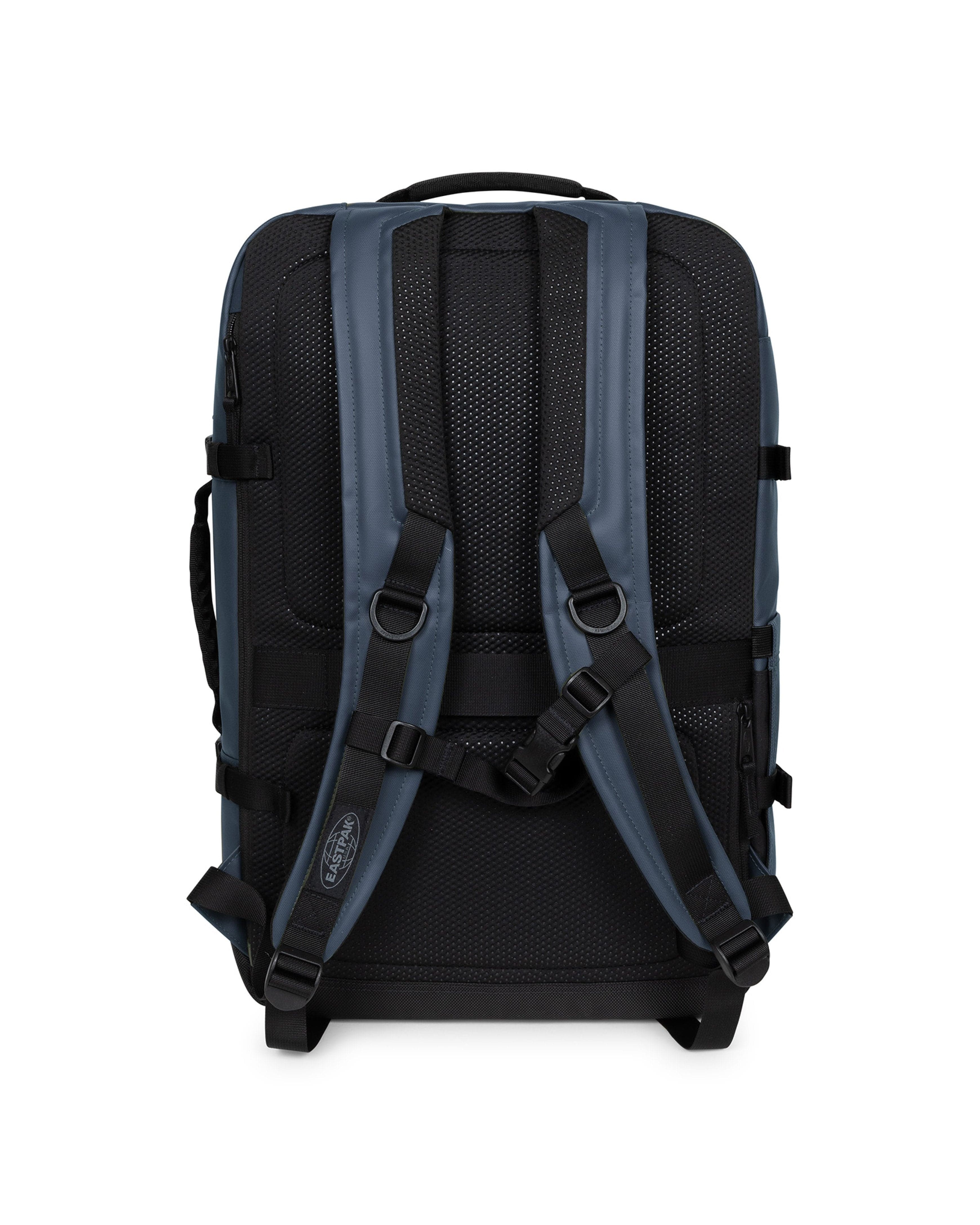 Eastpak CNNCT Travelpack Backpack 34L in CNNCT Admiral — back view # color_CNNCT Admiral