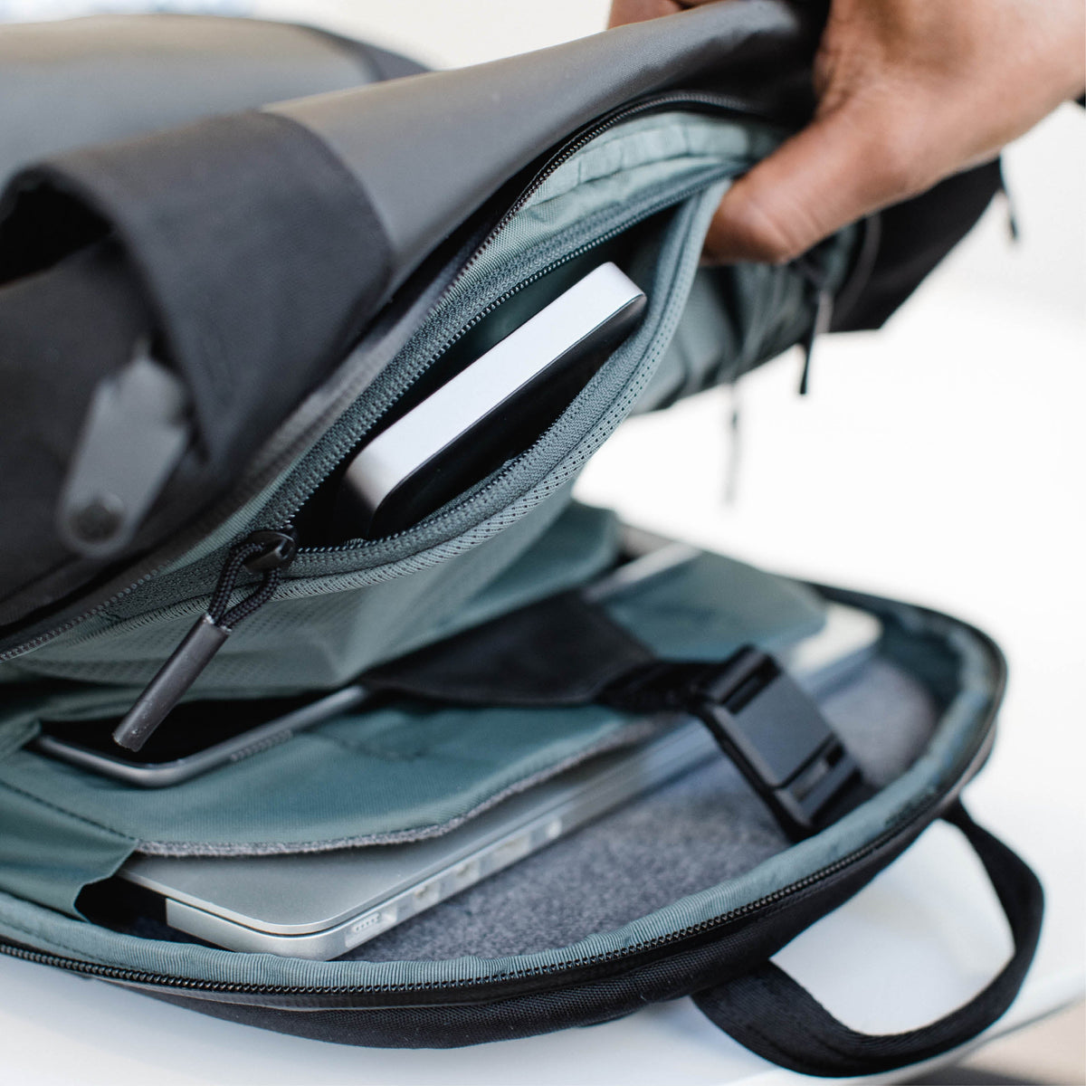Boundary Supply Errant Pack in Black — interior view 2