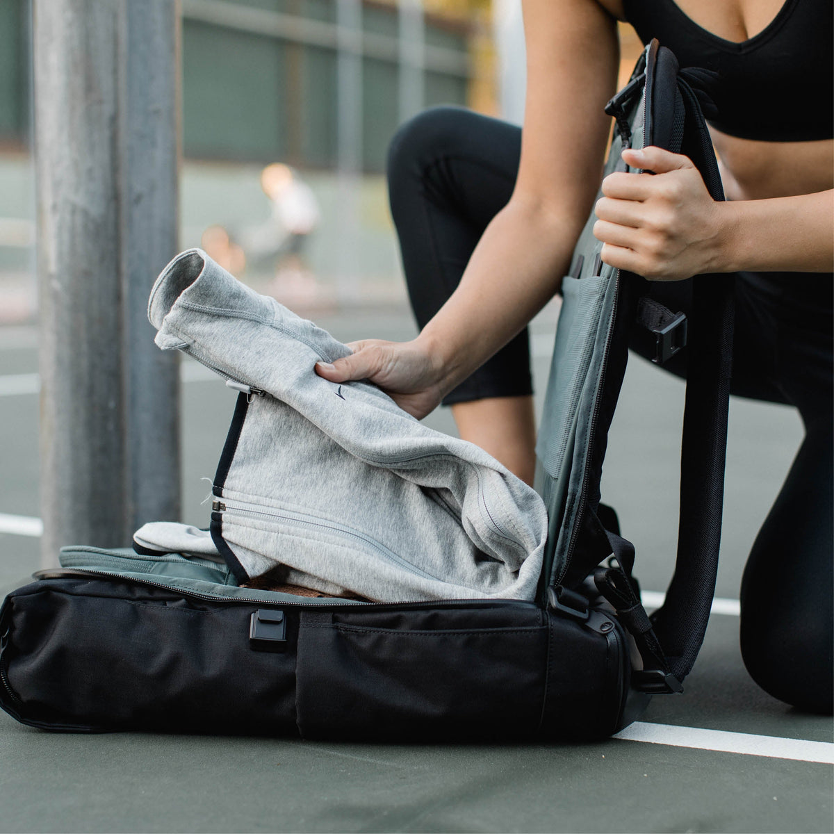 Boundary Supply Errant Pack in Black — lifestyle